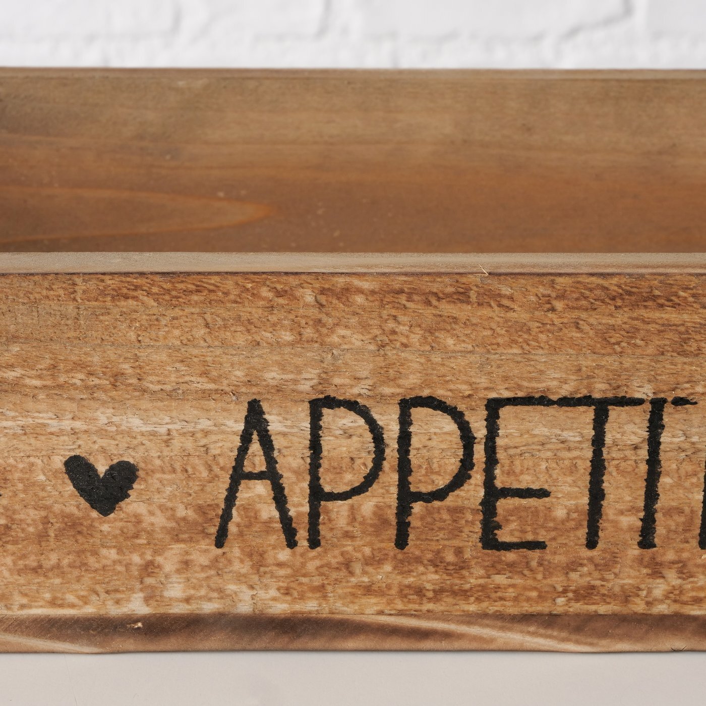 Tablett Appetit, braun 