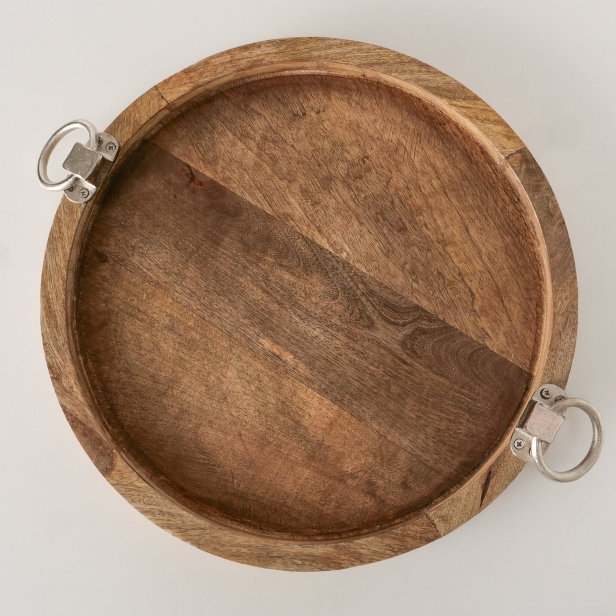 Tablett Ringa Mangoholz, natur Ø 45 cm x 47 x 46 x 7 cm