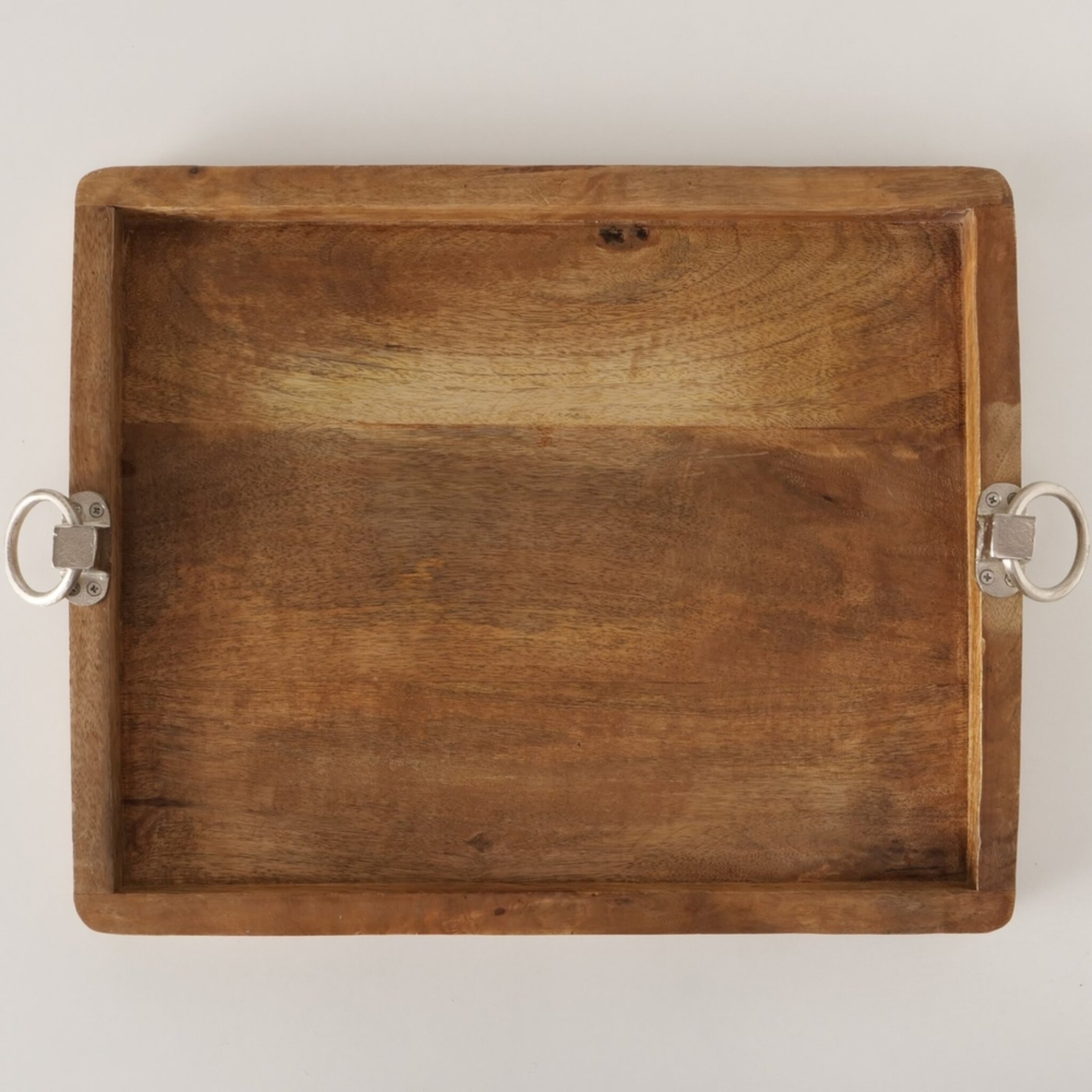 Tablett Ringa Mangoholz, natur 55 x 44,5 x 7 cm