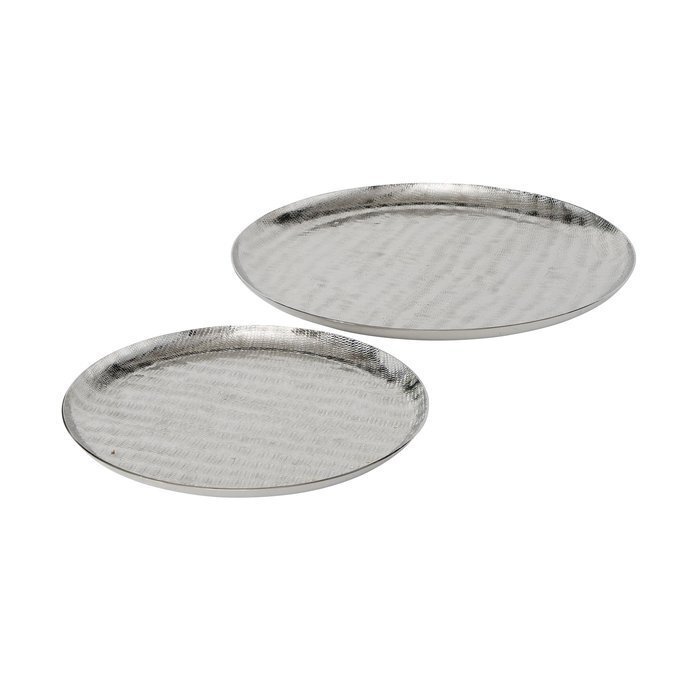Teller Passia 2er Set, silber 