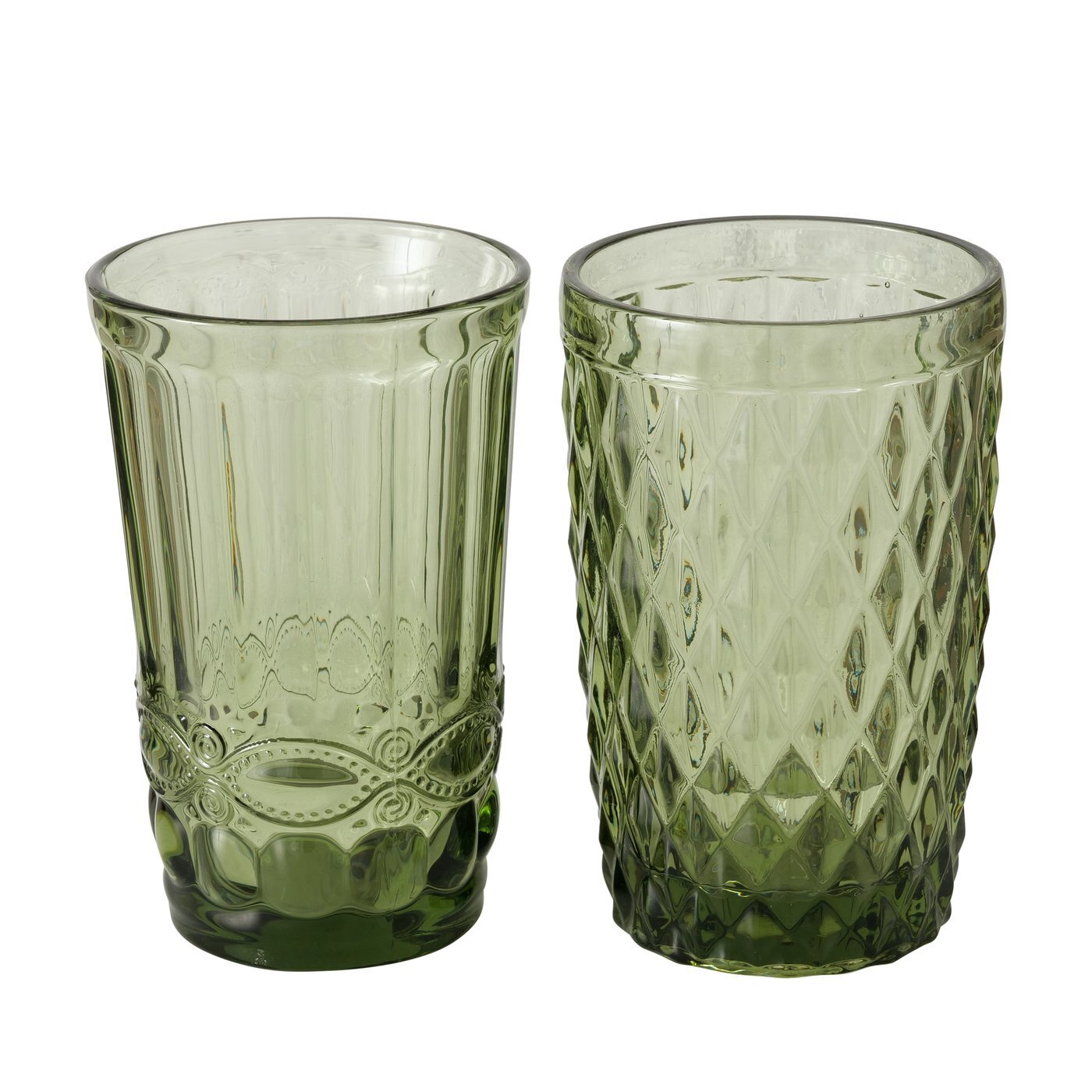 Trinkglas Aurora 2er Set, grün 