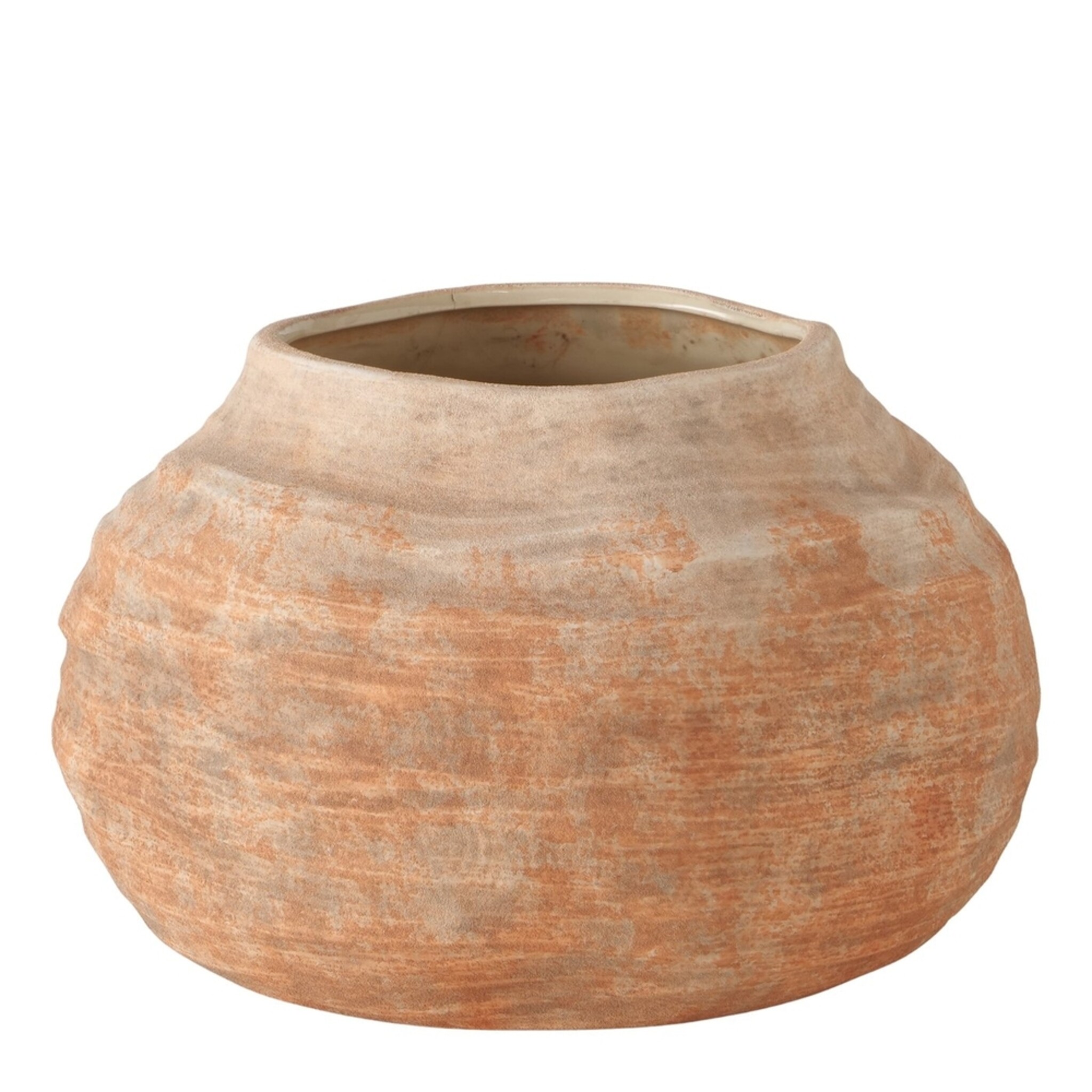 Übertopf Urbana, braun H 18 cm, Ø 28 cm