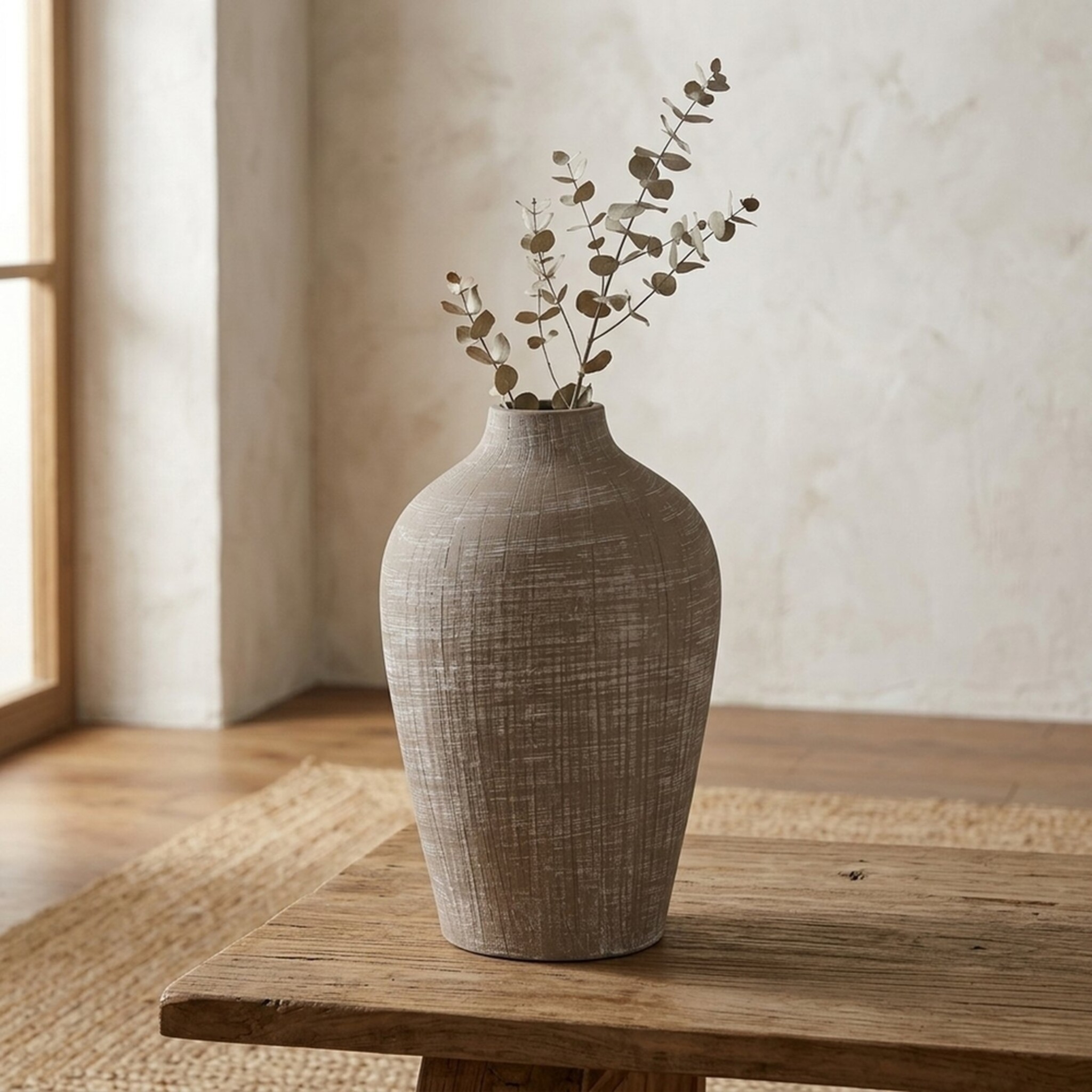 Vase Brisby, braun 