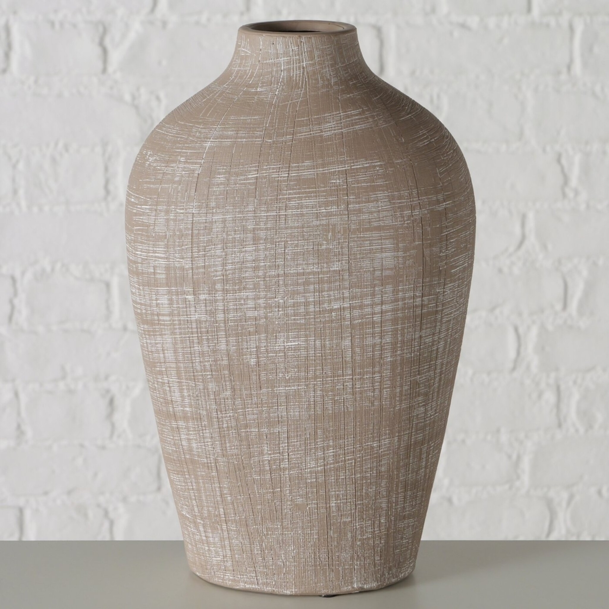 Vase Brisby, braun 