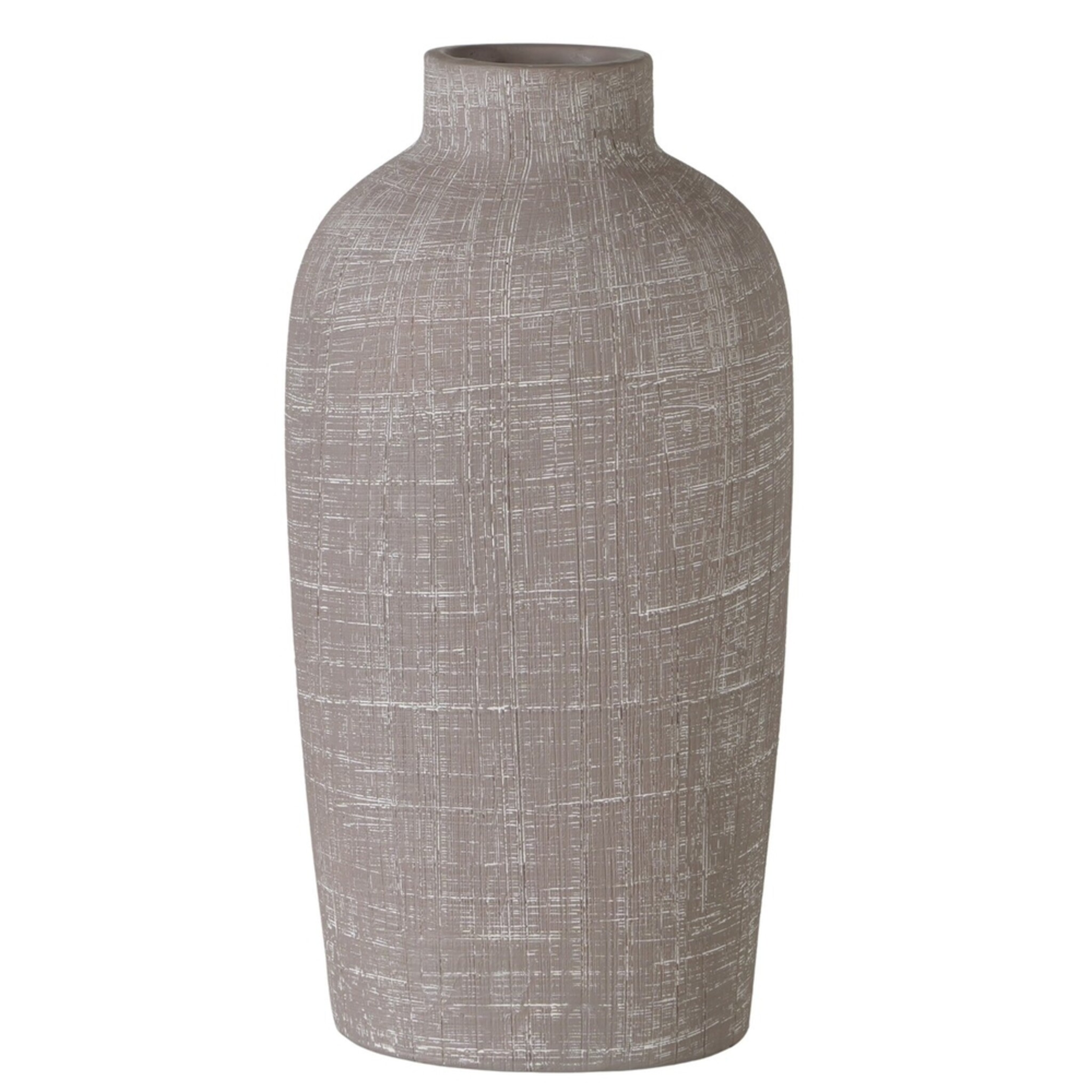 Vase Brisby, grau 