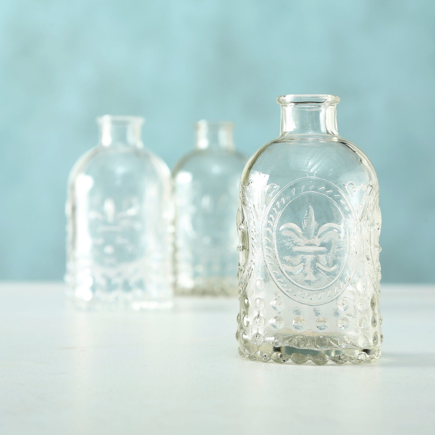 Vase Country Glas 3er, klar 
