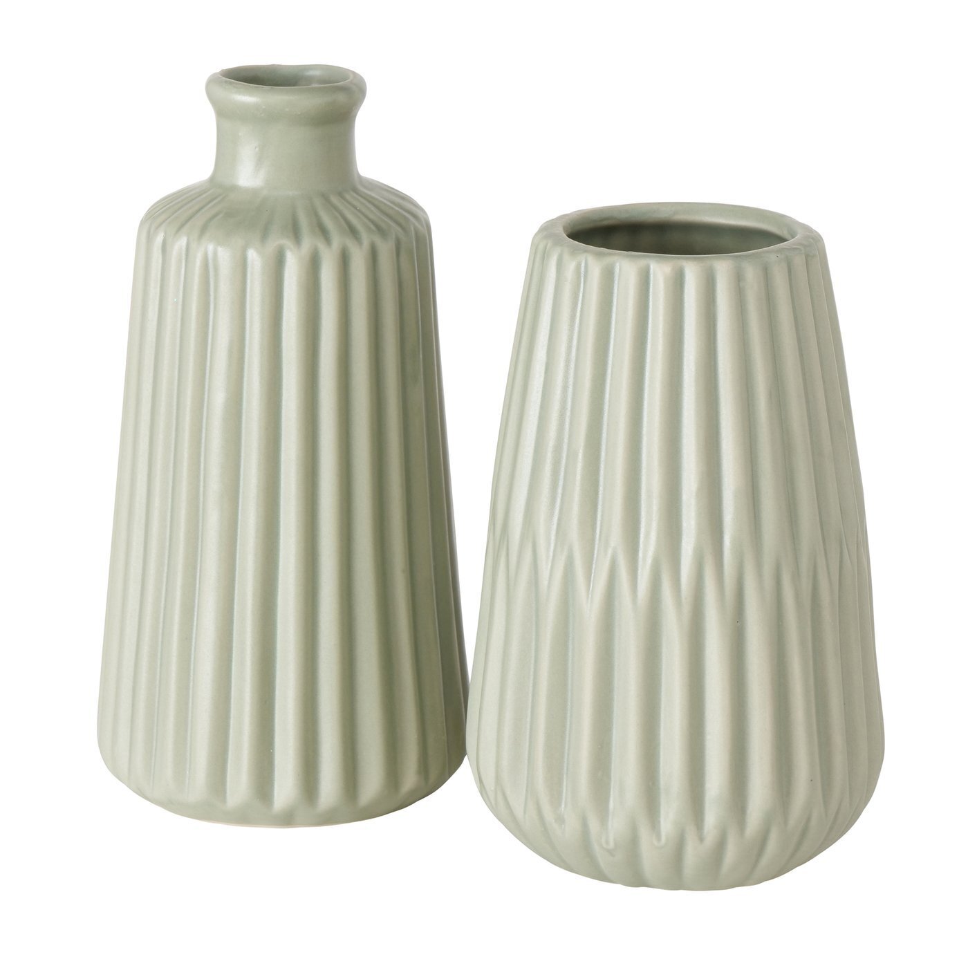 Vase Esko 2er-Set, hellgrün 