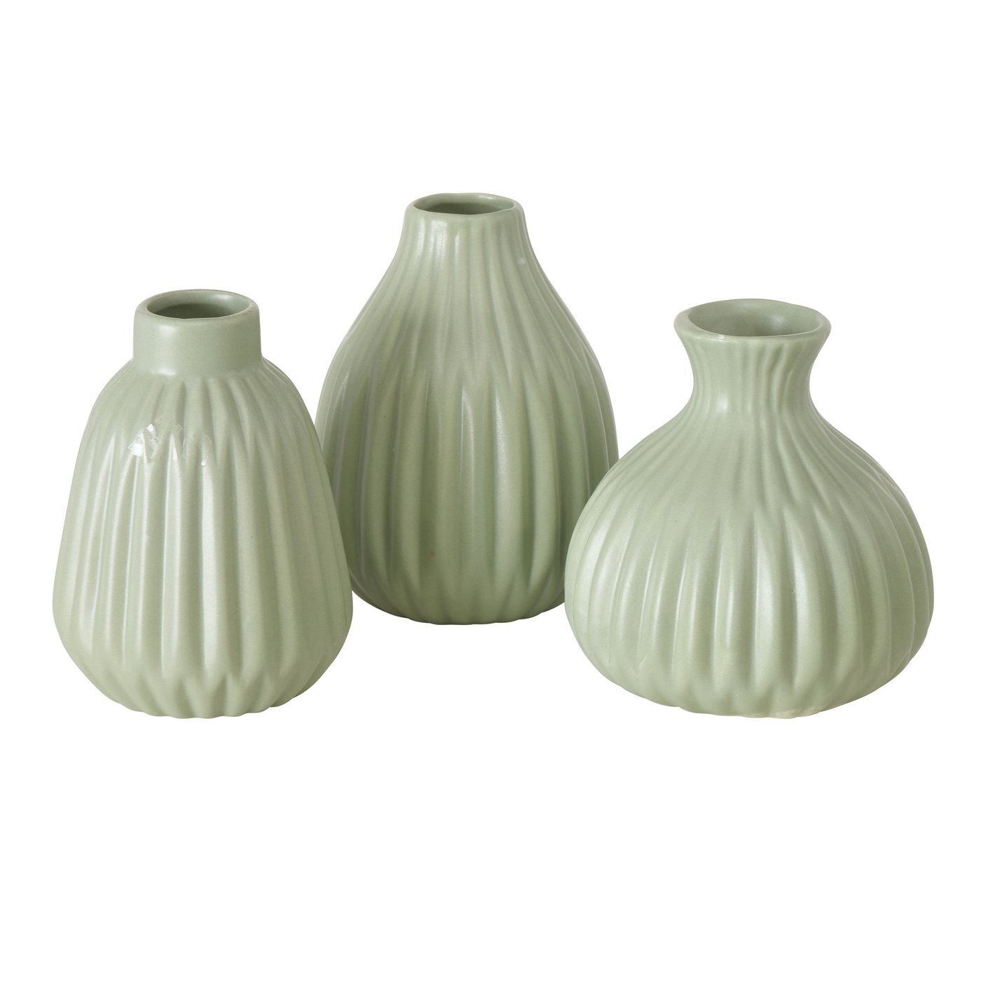 Vase Esko 3er-Set, hellgrün 