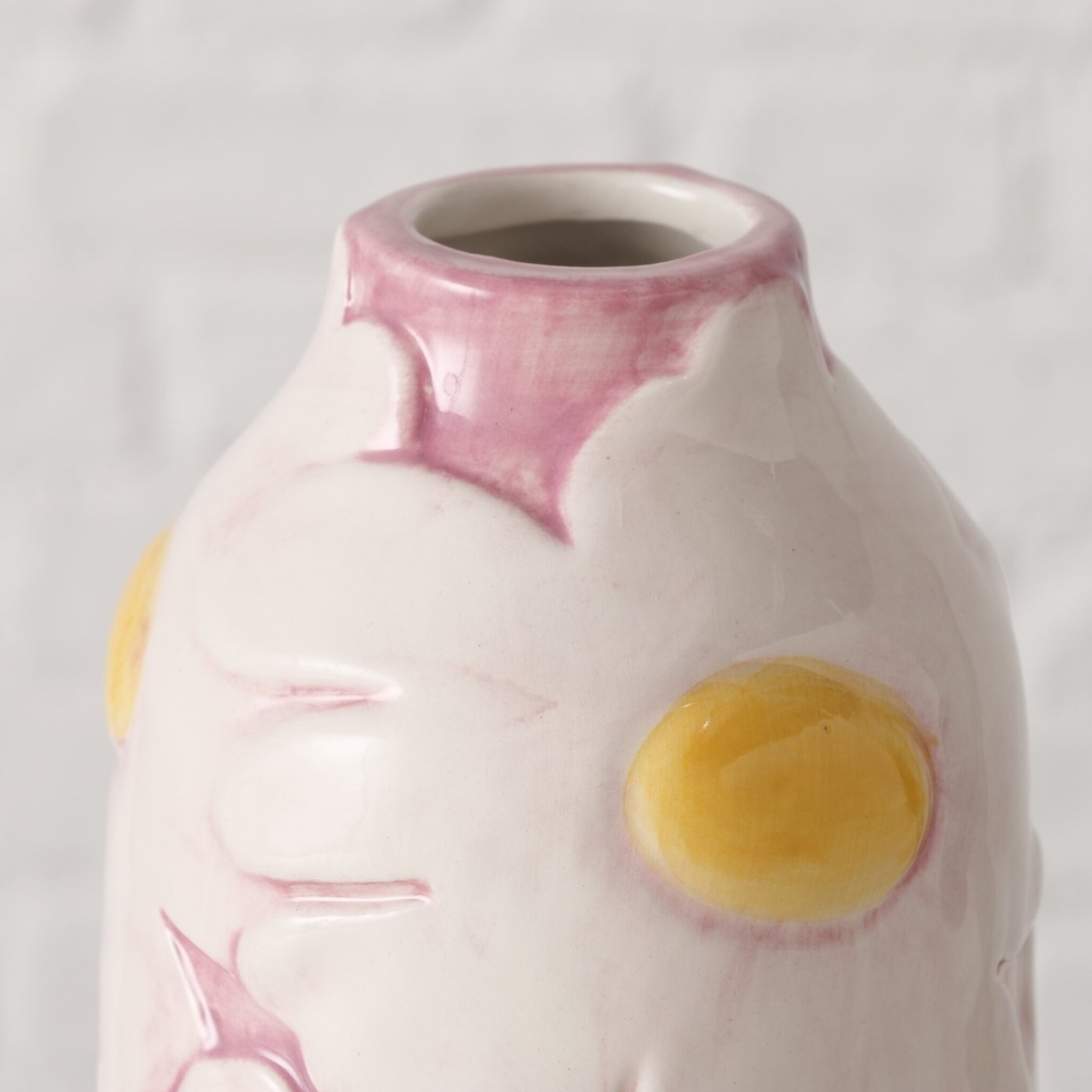 Vase Flores, 3er Set, pink 
