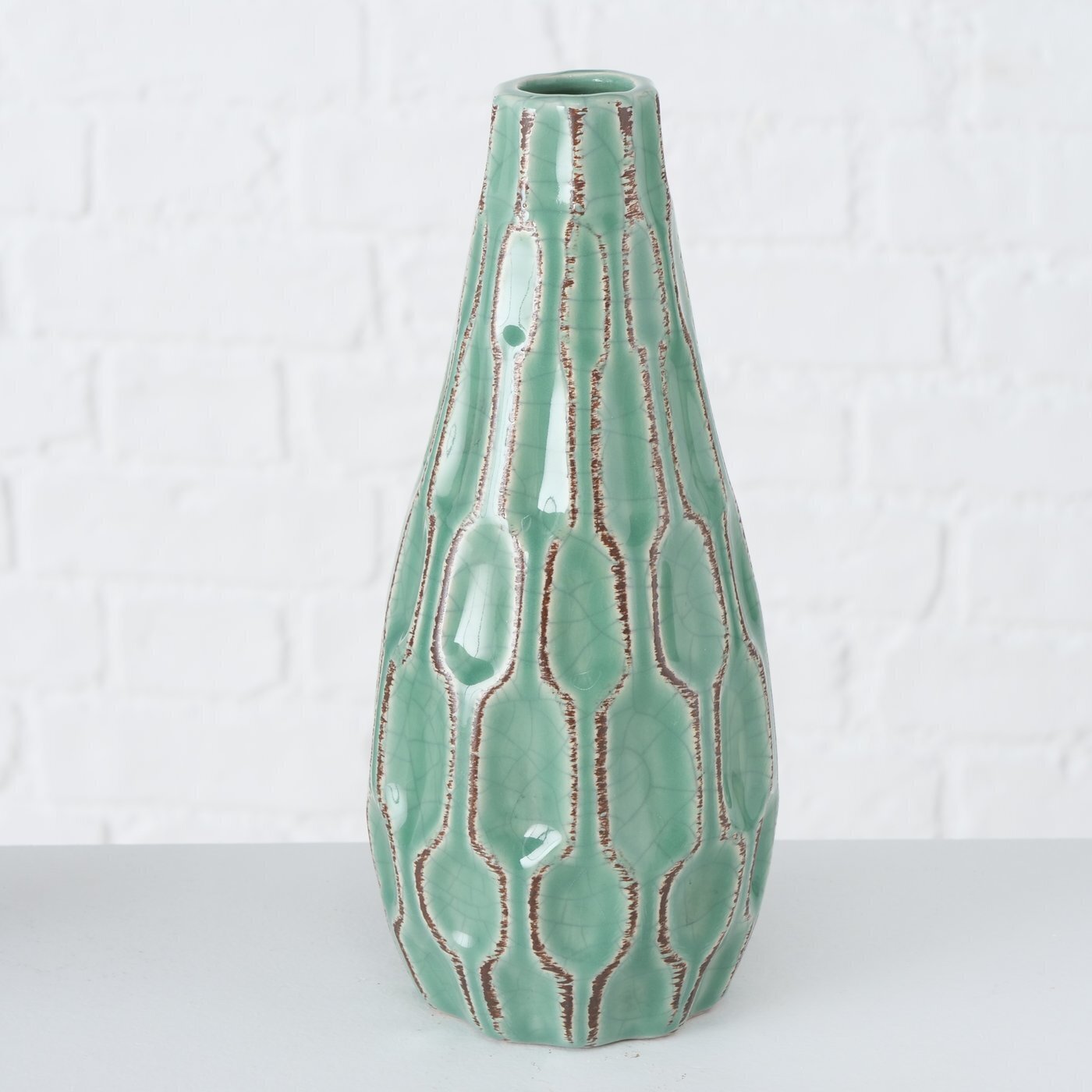 Vase Lenja 2er Set grün, grün 