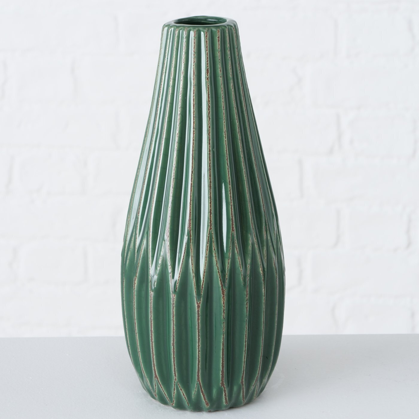 Vase Lenja 2er Set grün, grün 
