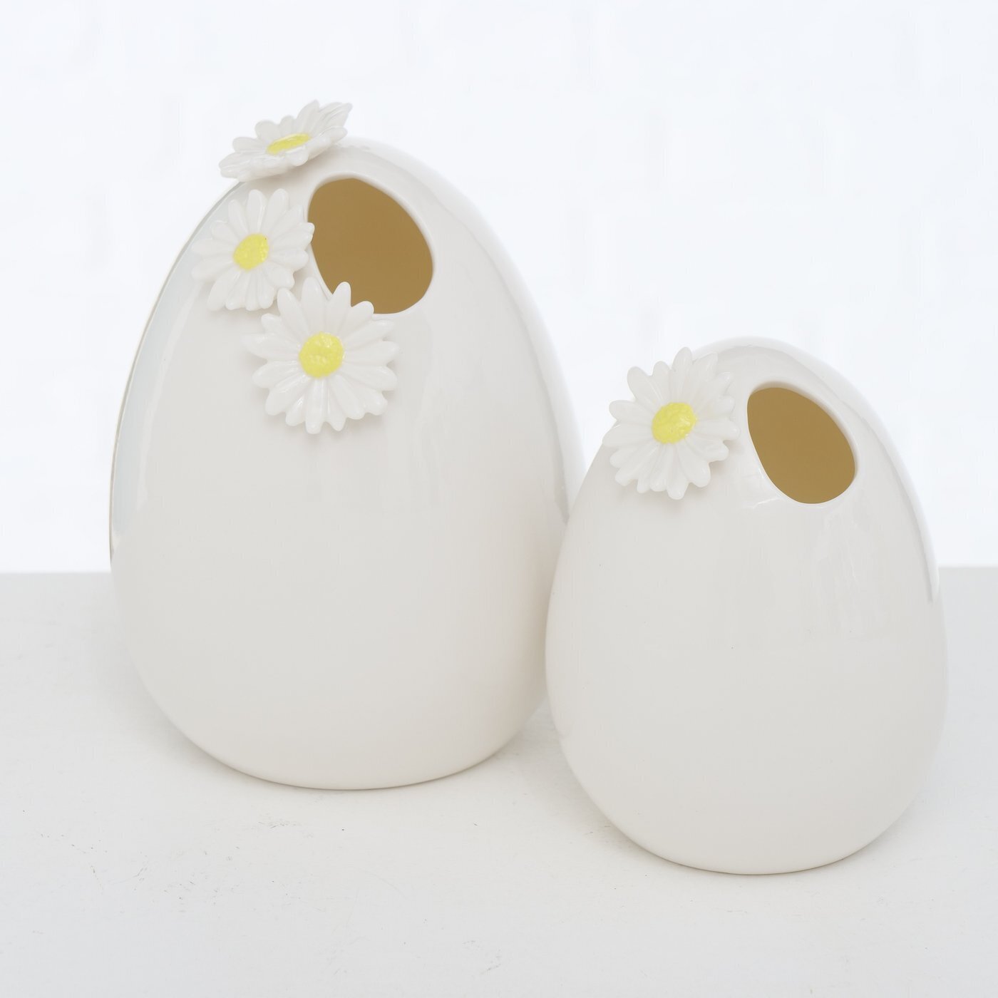 Vase Little Flower, 2 tlg, weiss 