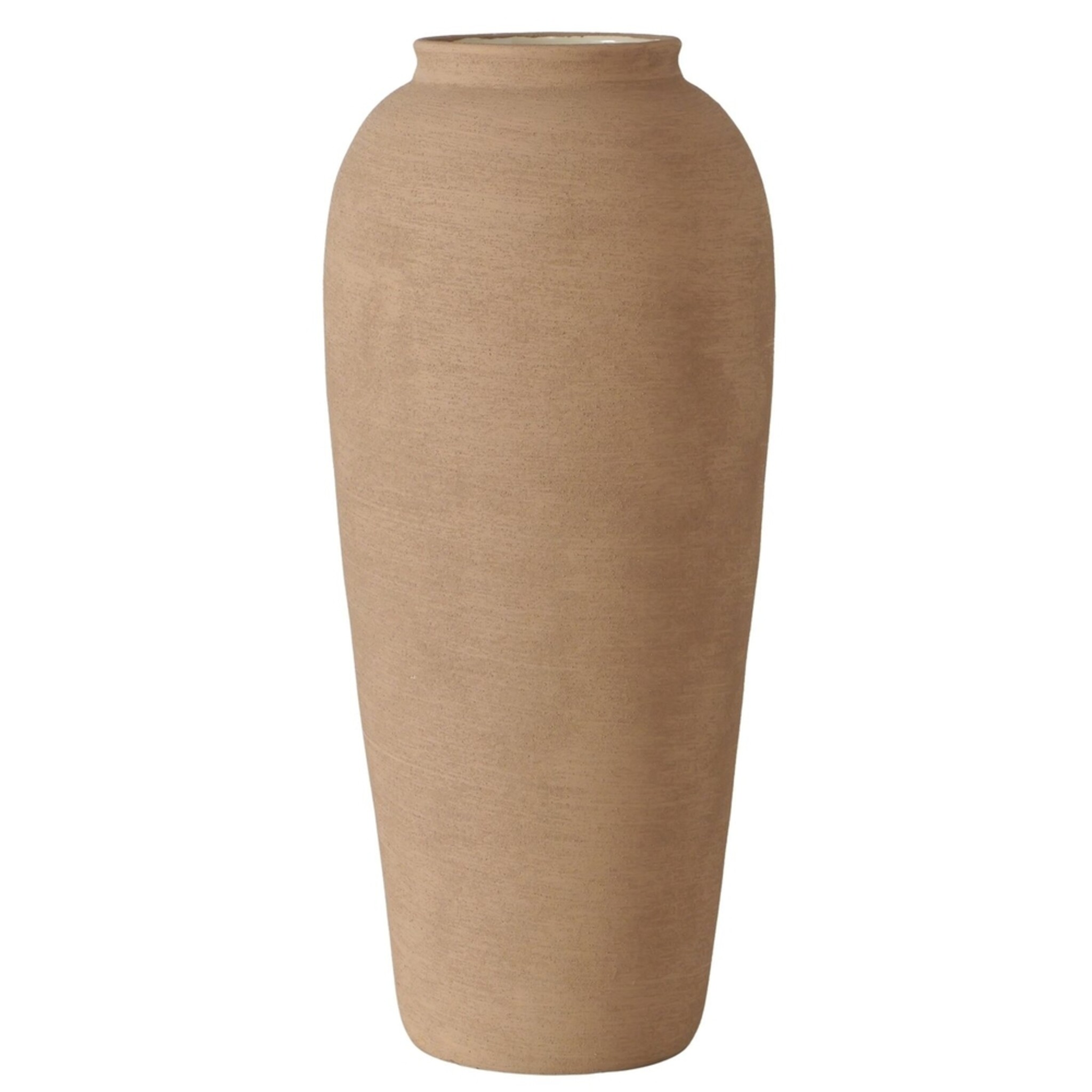 Mediterrane Vase Malove, braun H 60 cm, Ø 25 cm