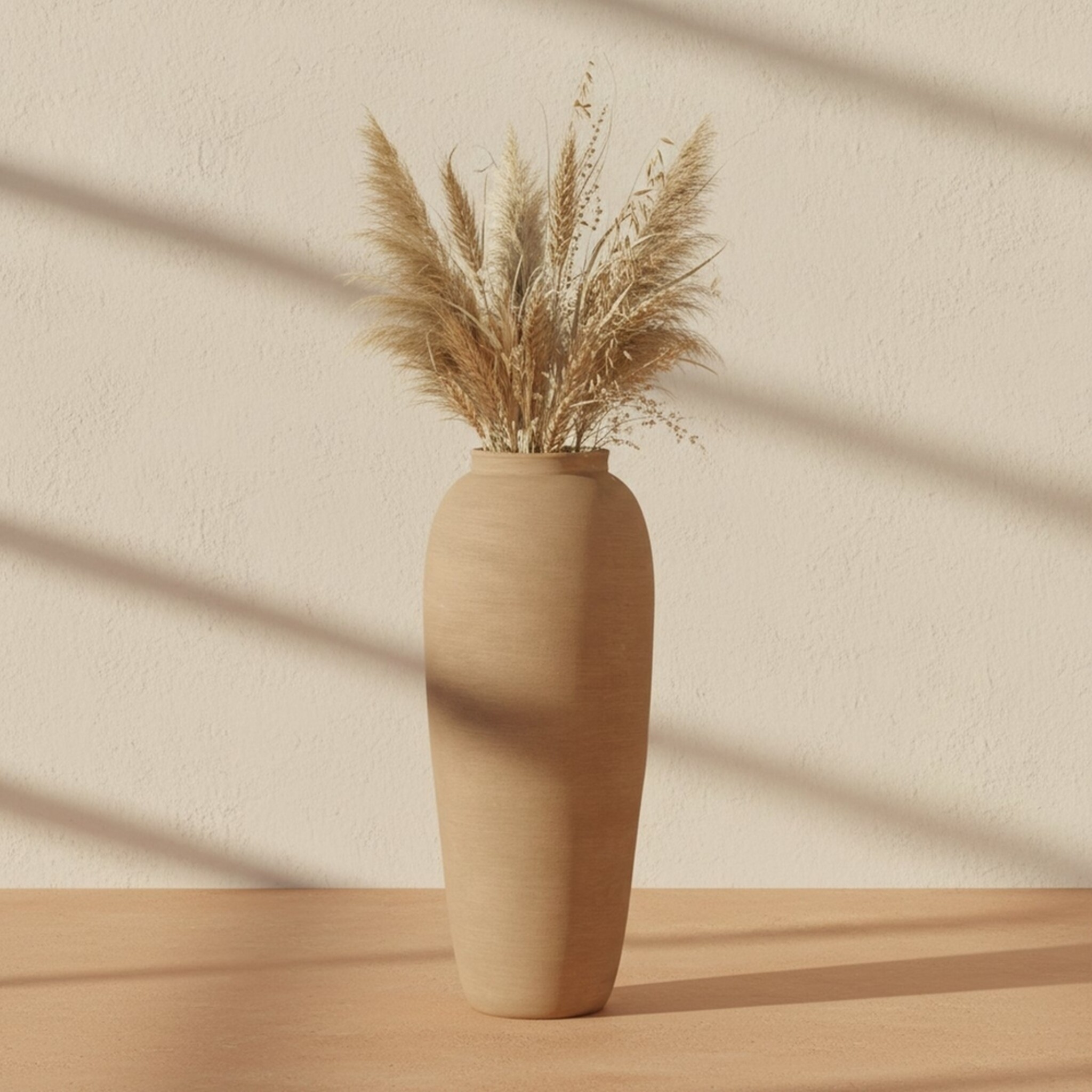 Mediterrane Vase Malove, braun H 69 cm, Ø 28 cm