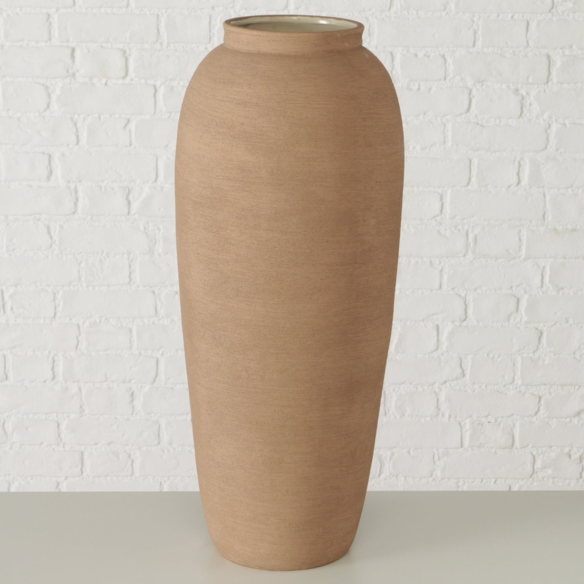 Mediterrane Vase Malove, braun H 69 cm, Ø 28 cm