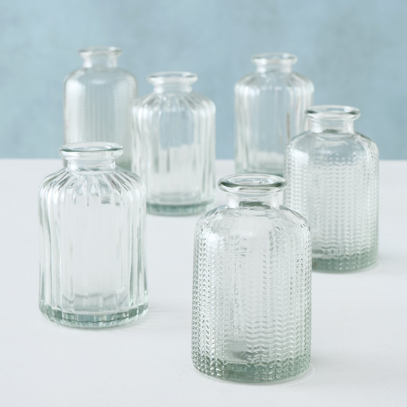 Vase Merula 3-teilig, klar 