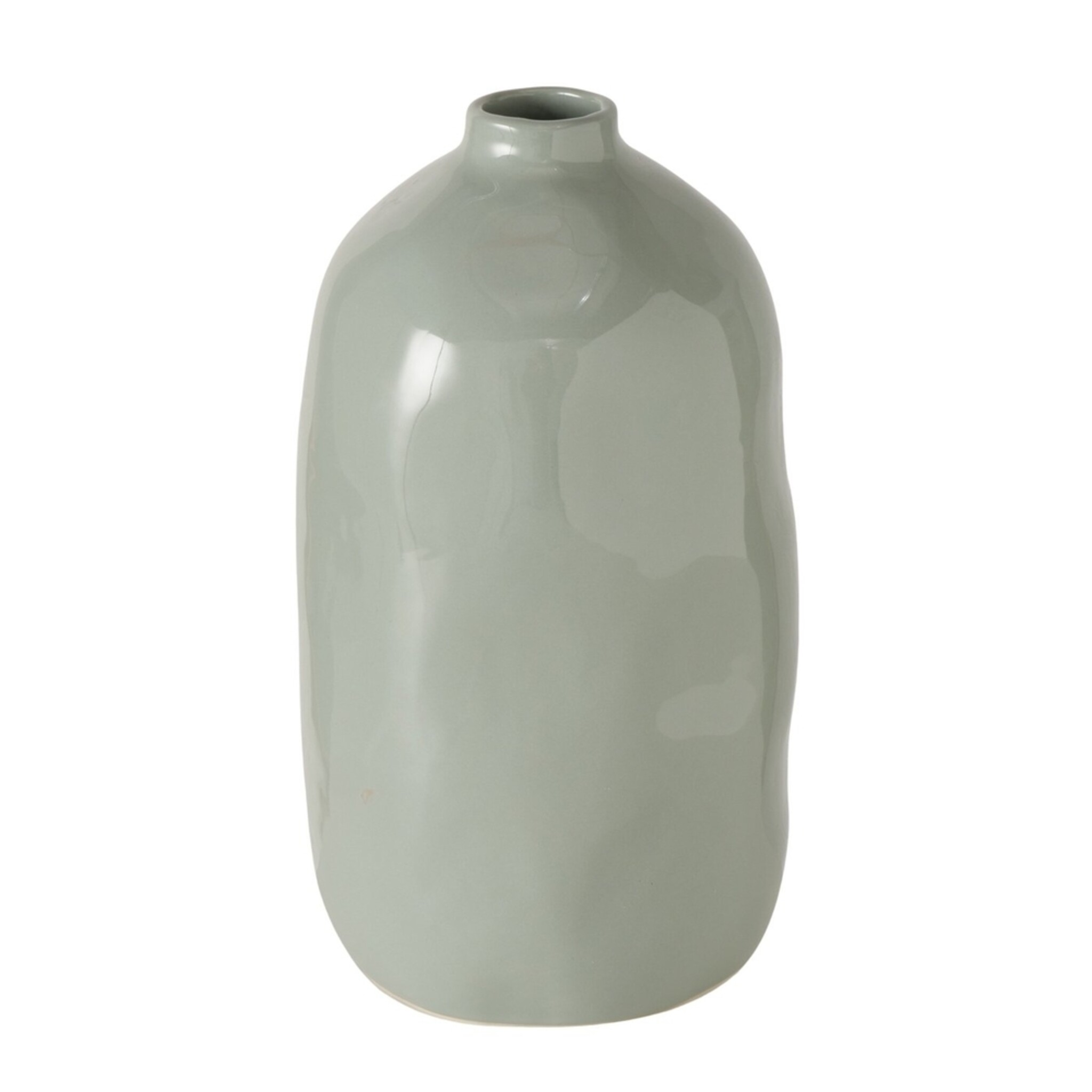 Boltze Vase Ogivil, grün Ø 9 cm x H 16 cm