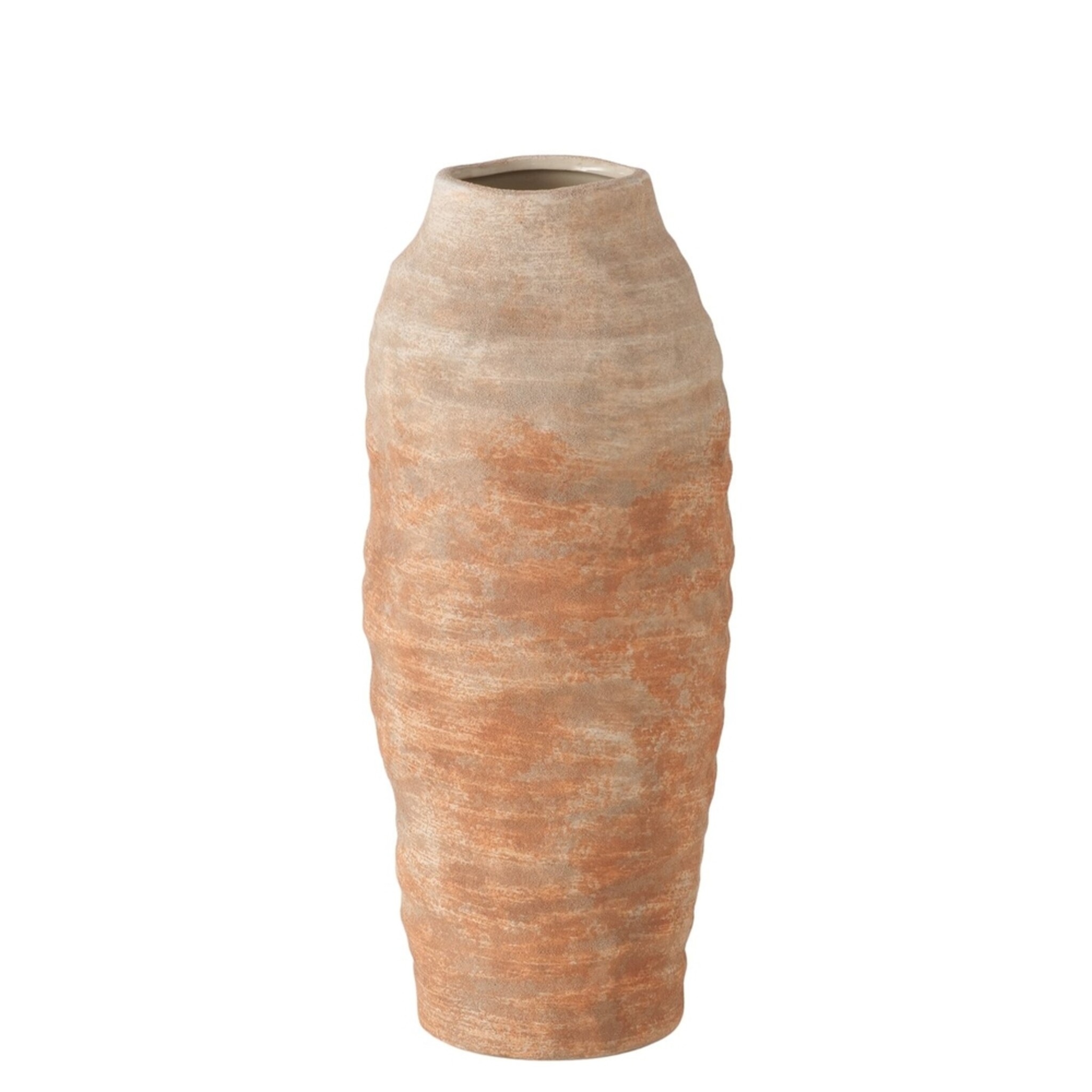 Vase Urbana, mediterran, braun 33,5 cm, Ø 14,5 cm