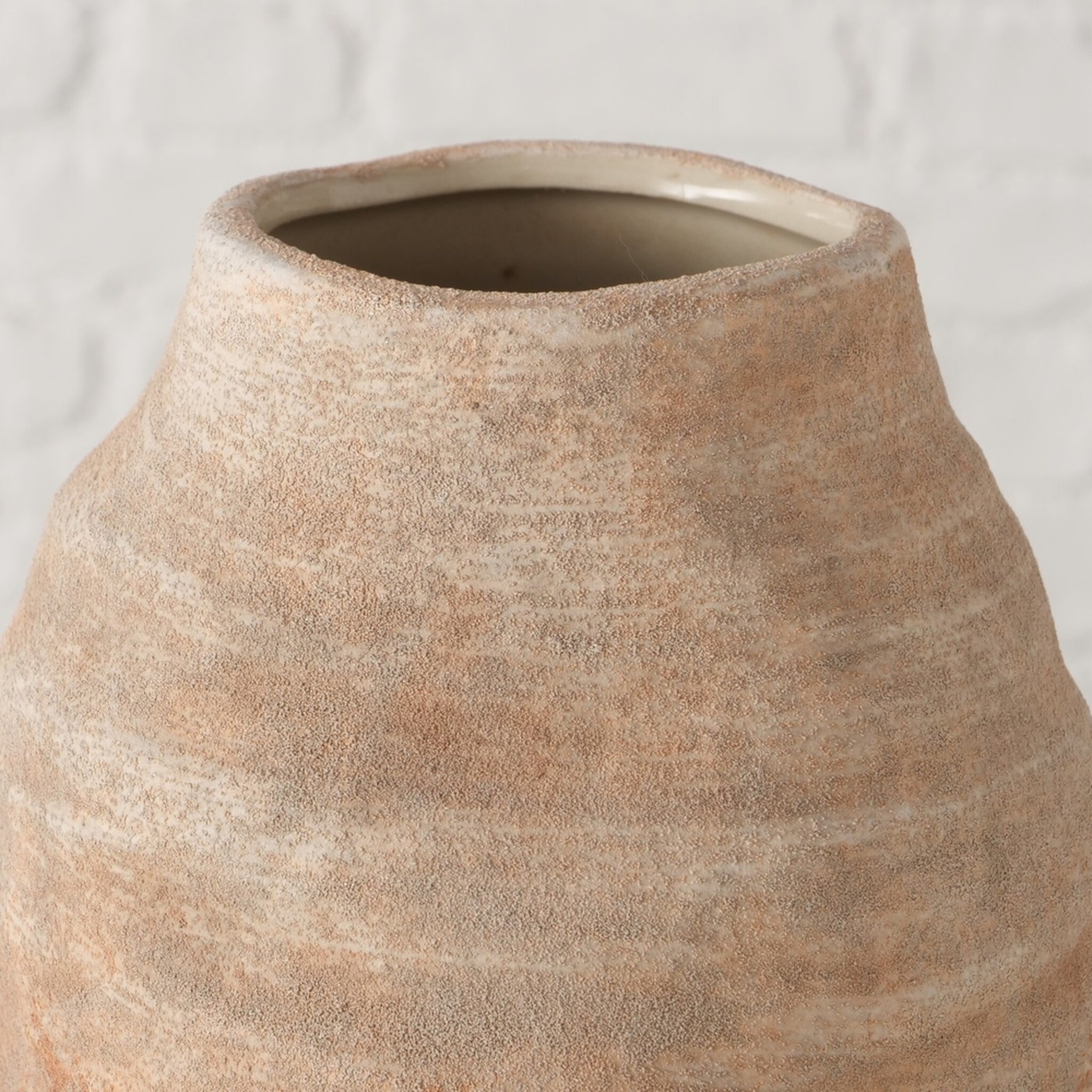 Vase Urbana, mediterran, braun 