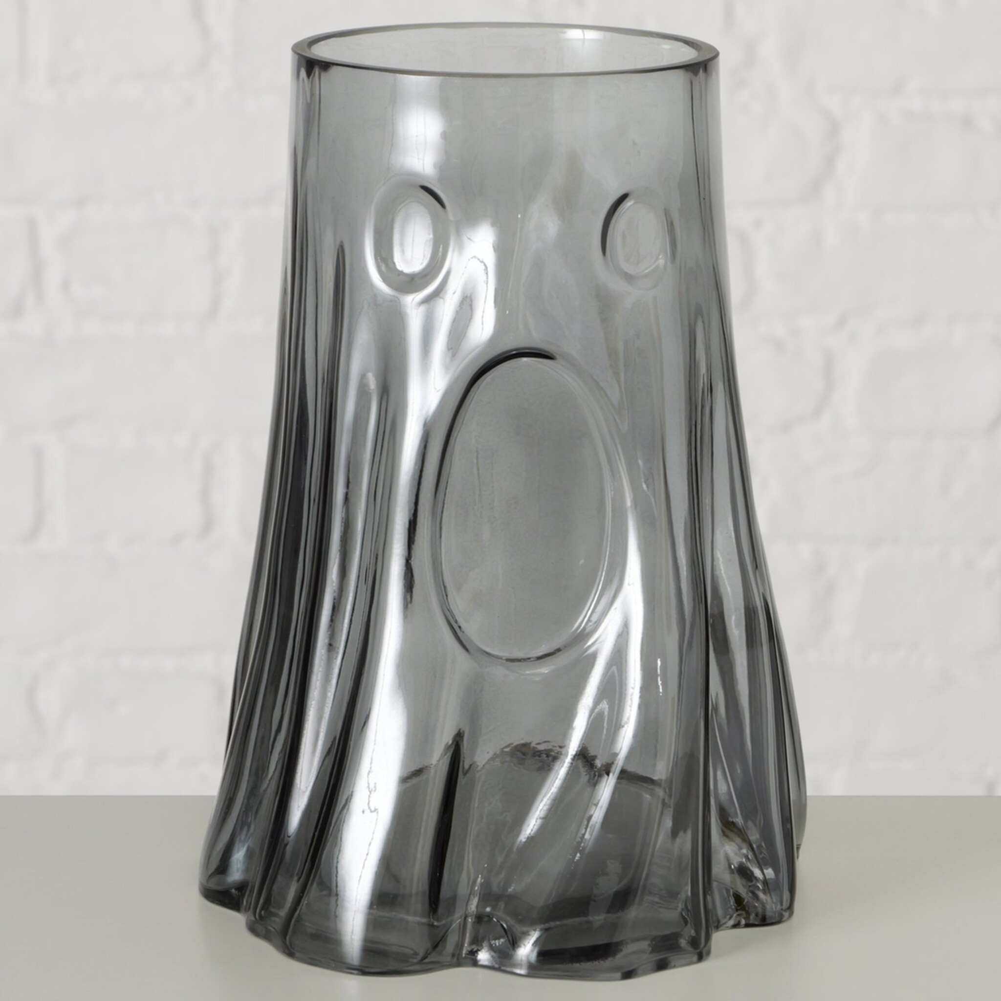 Windlicht Hubuha Grau 23 cm,  