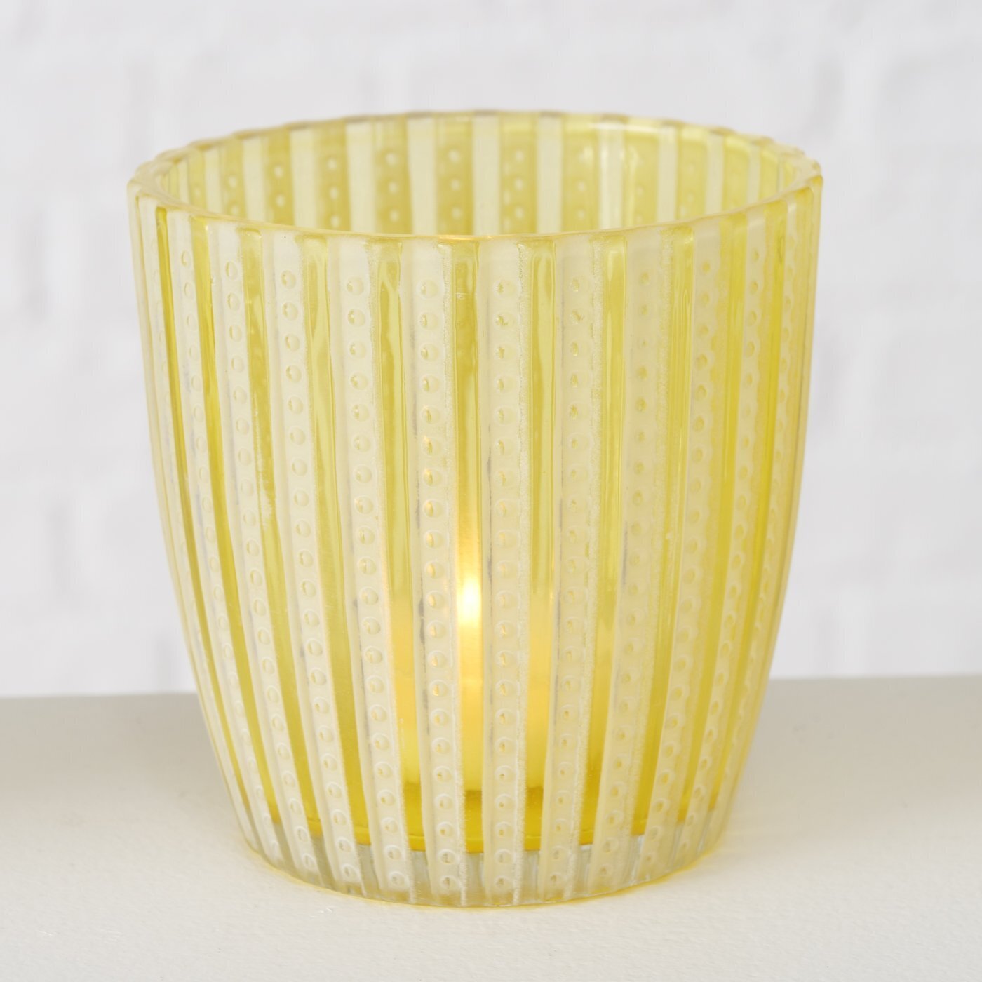 Windlicht Patty 6er-Set, gelb 