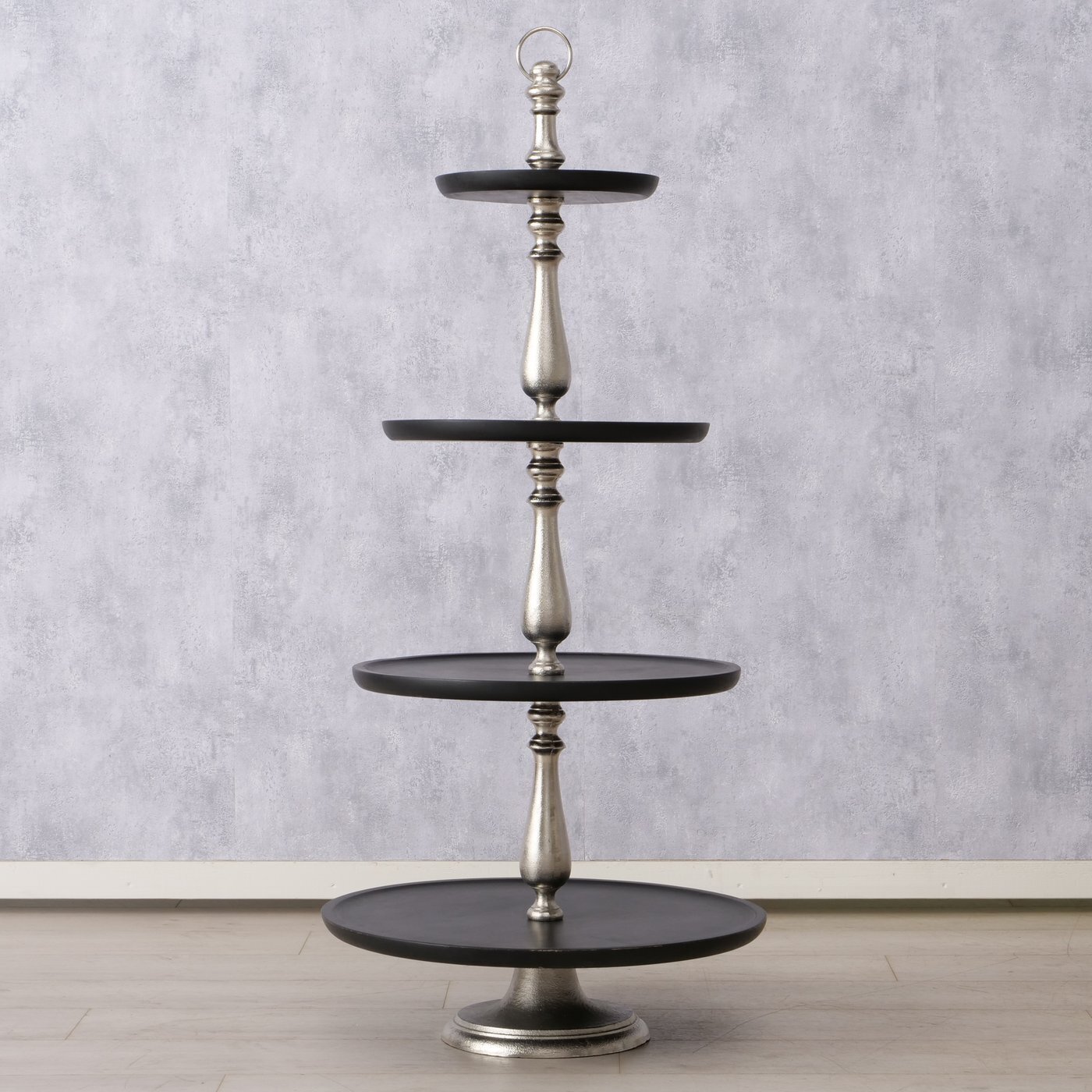 XL Etagere Levi, schwarz 