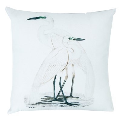 byRoom Kissen für Draußen Crane, weiss 