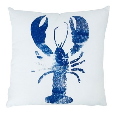 byRoom Kissen für Draußen Lobster, weiss 