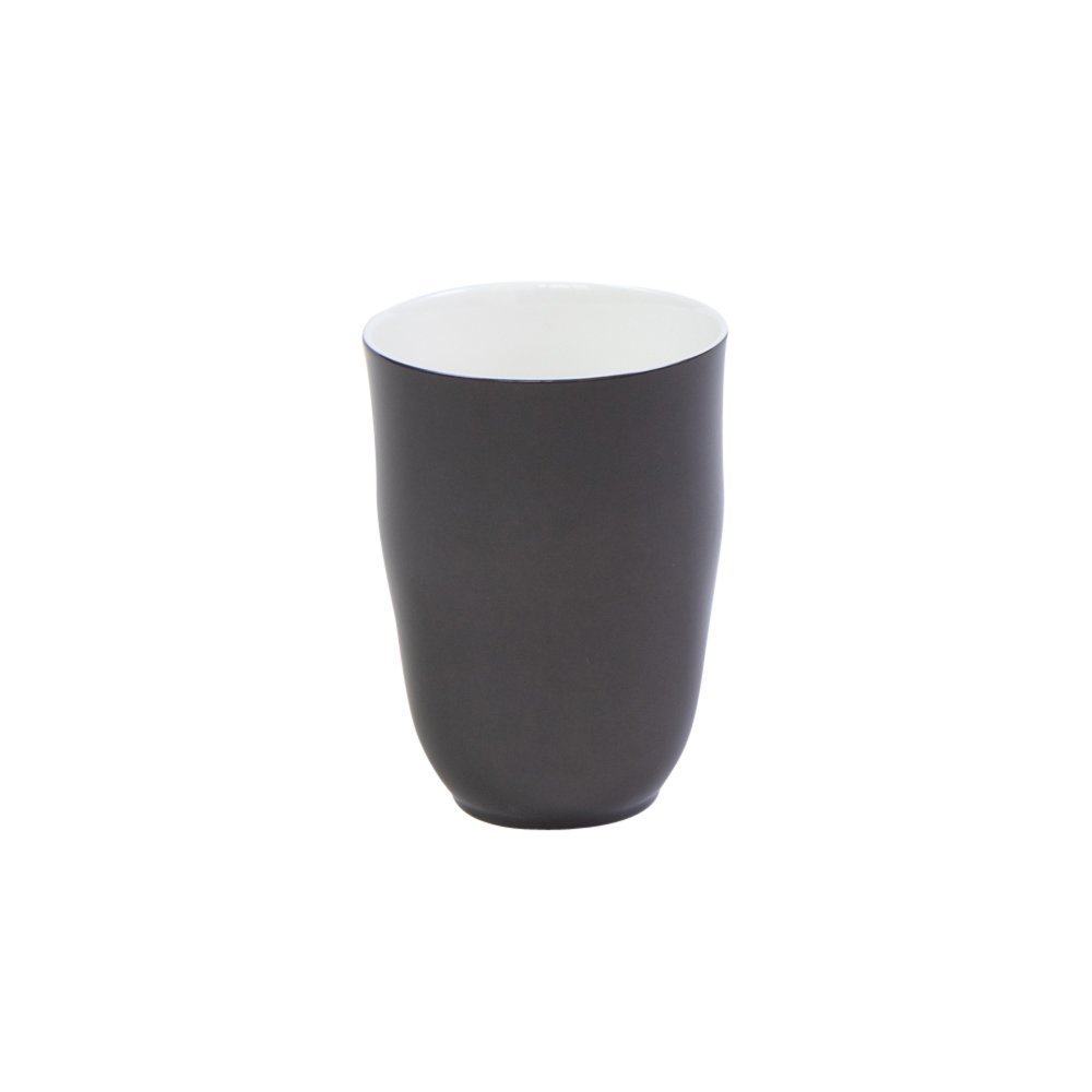 Porzellan Tasse Solid, dunkelgrau 