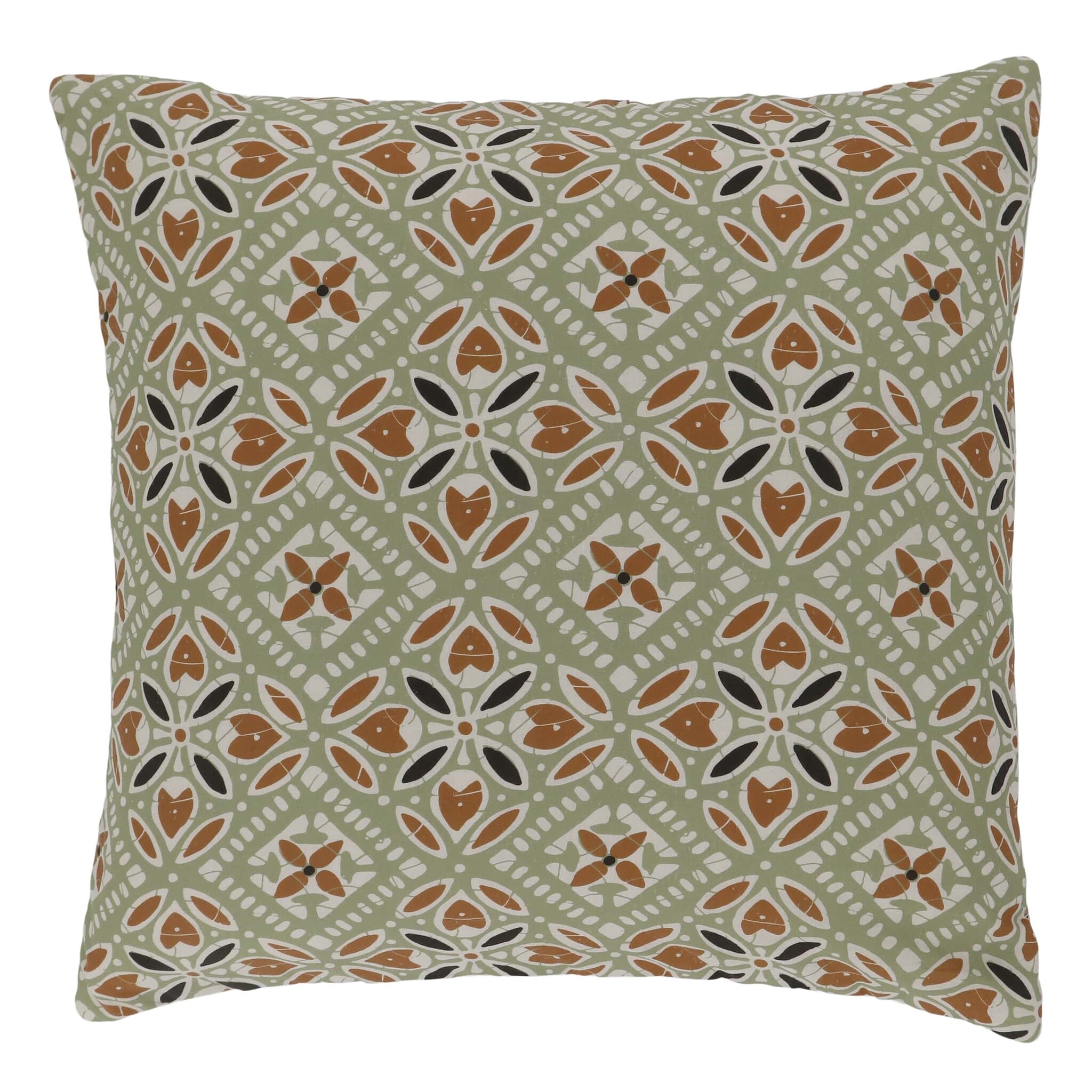 Aix Kissenbezug mit Batikmuster, grün 
