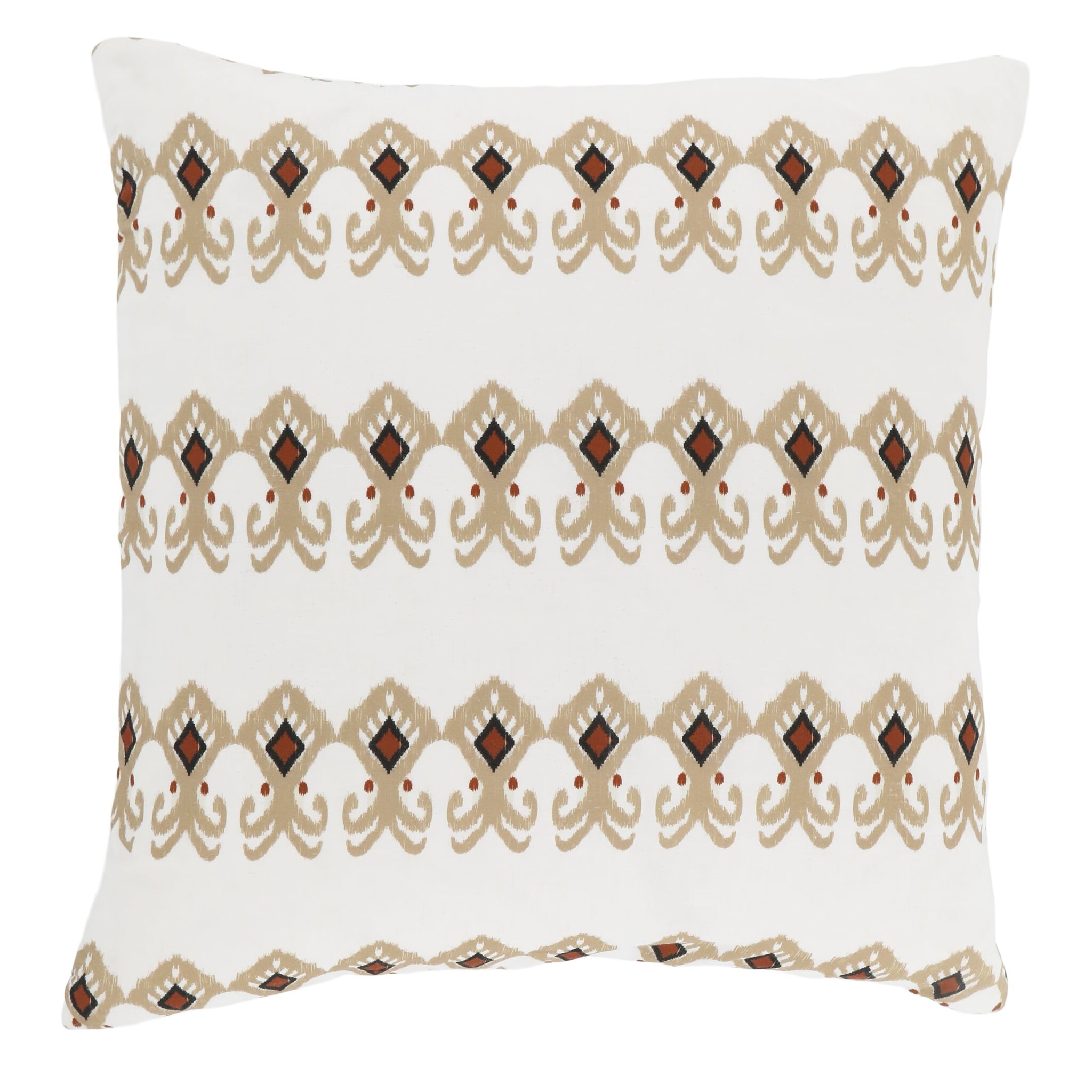 Aix Kissenbezug mit Paisley Motiv, weiss 