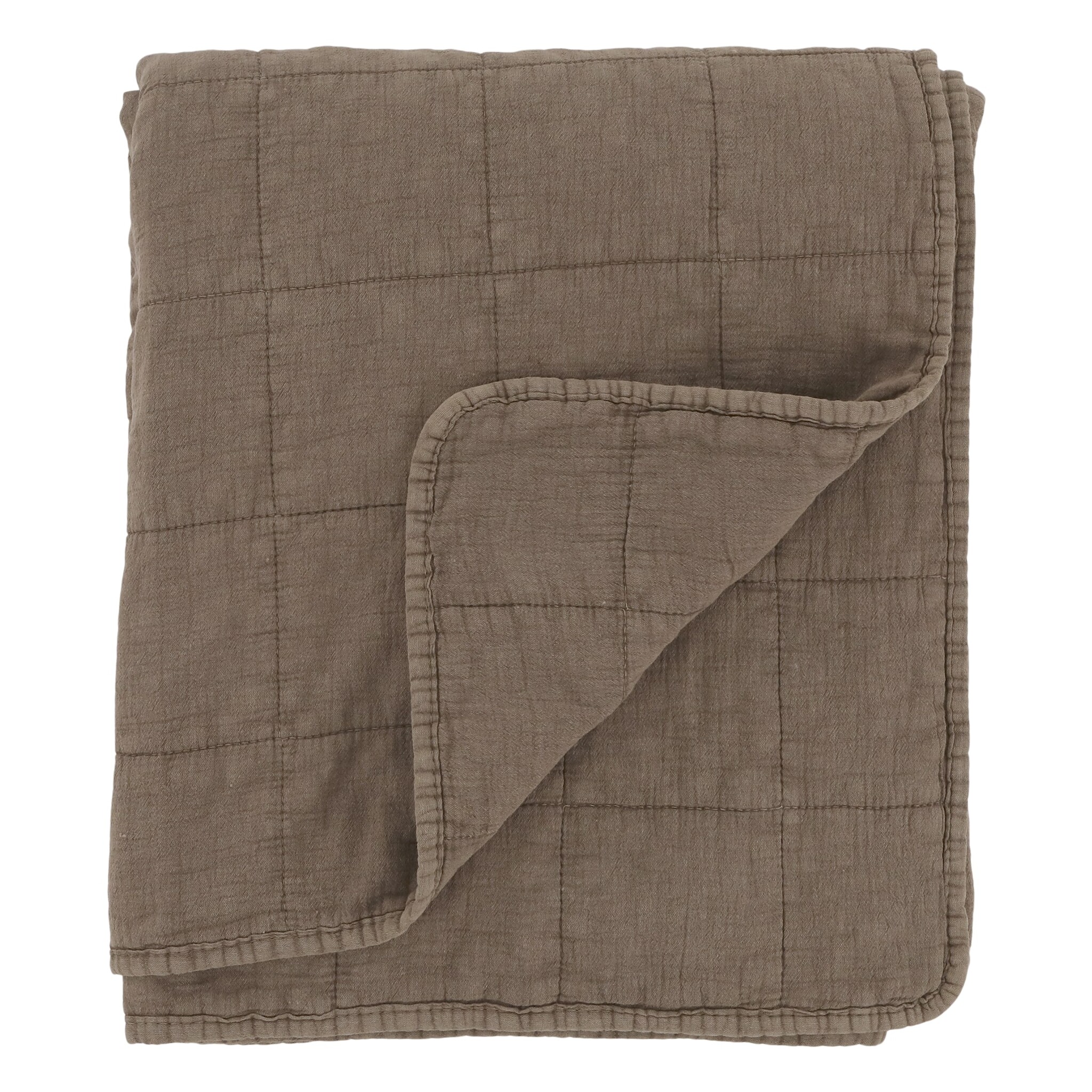Aix Vintage Quilt, walnuss 