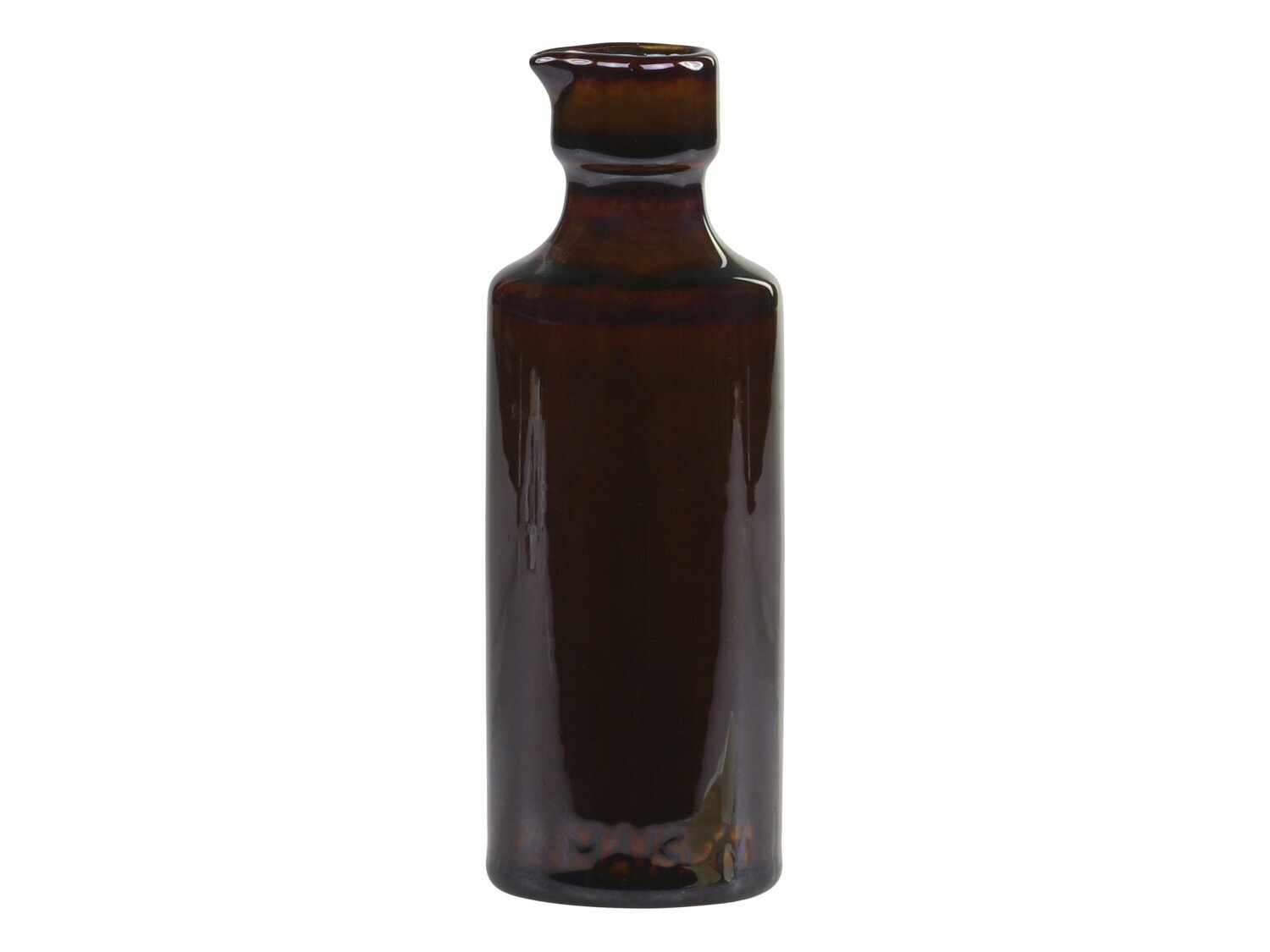 Alte französische Flasche, antik mokka H14,5/Ø5 cm