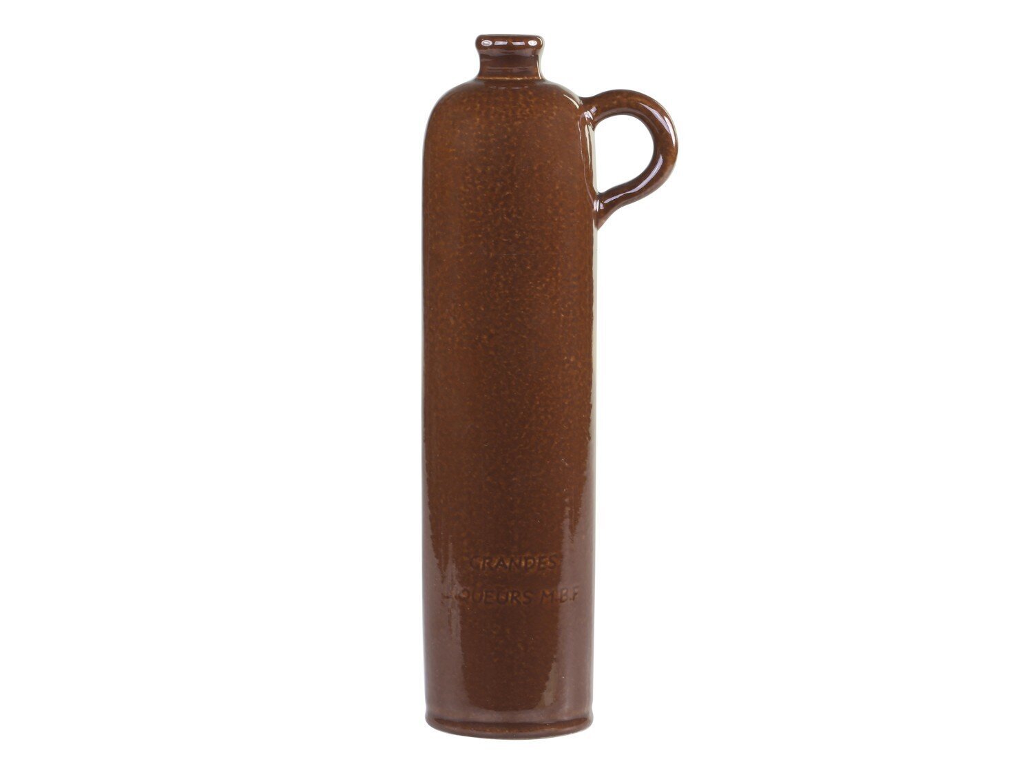 Altfranzösische Flasche mokka mit Henkel, antik mokka 