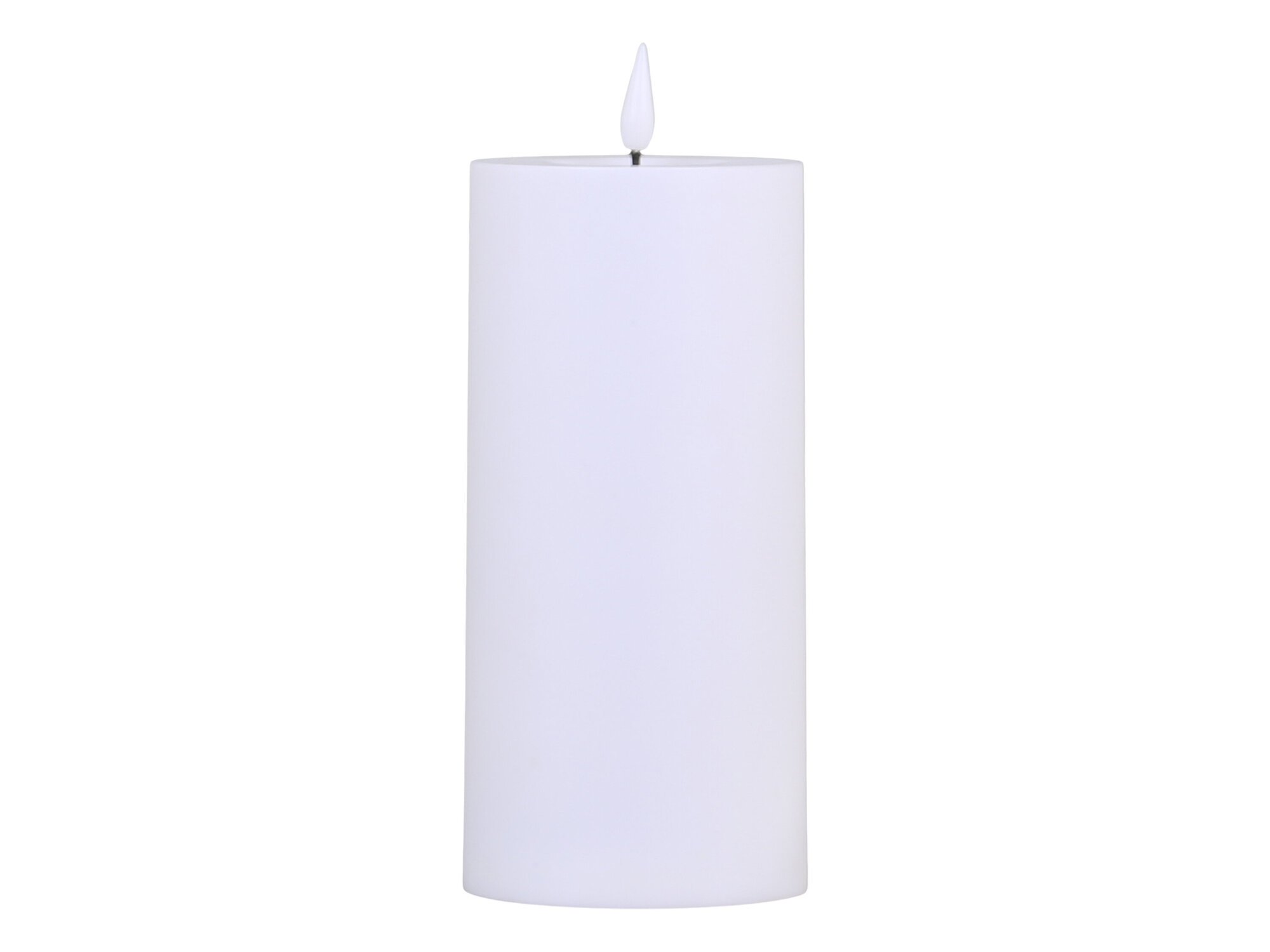 Chic Antique LED Blockkerze Outdoor, weiss Ø10 x H35 cm