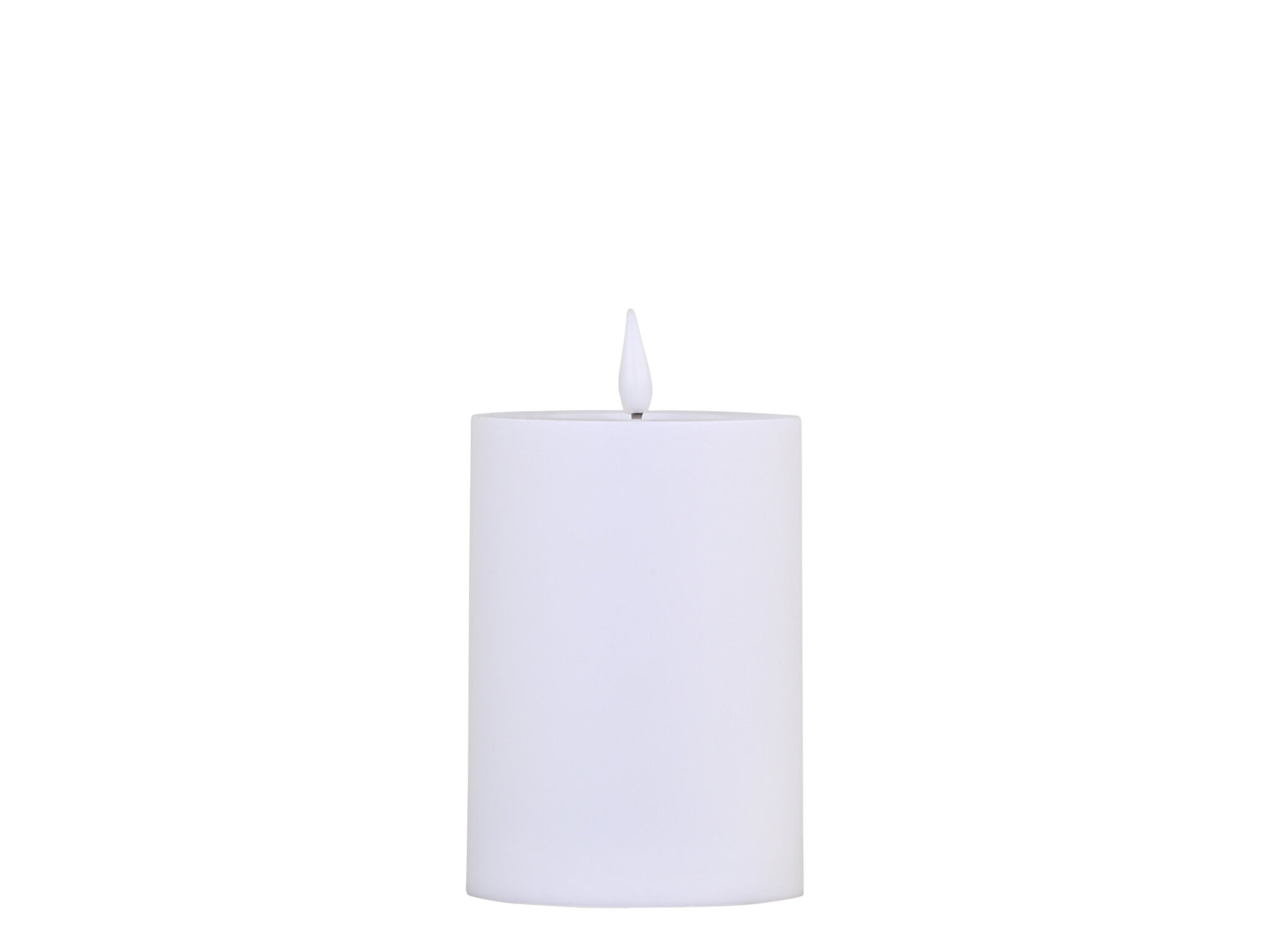 Chic Antique LED Blockkerze Outdoor, weiss Ø10 x H25 cm