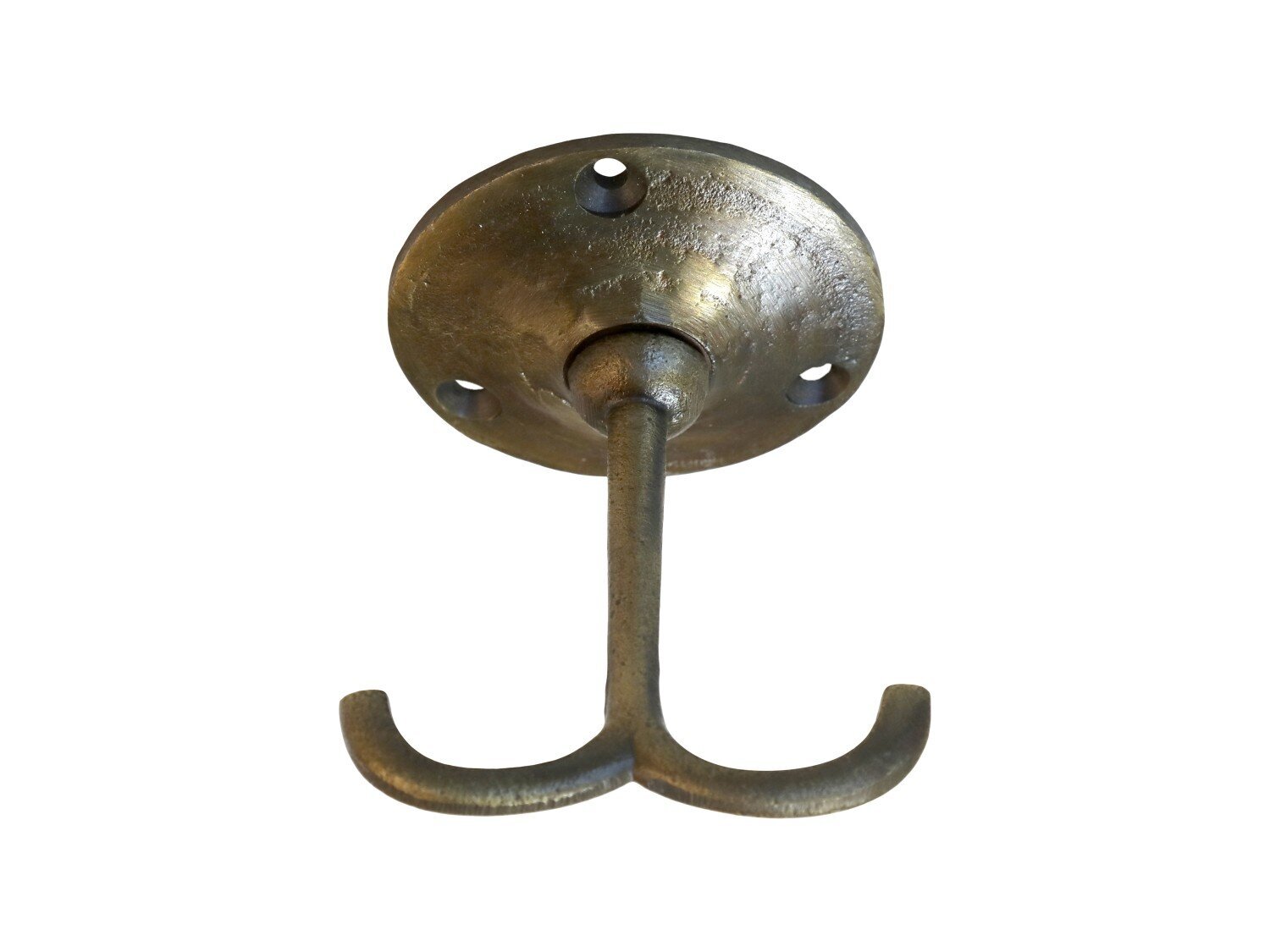 Decken Haken mit 2 Haken, messing 