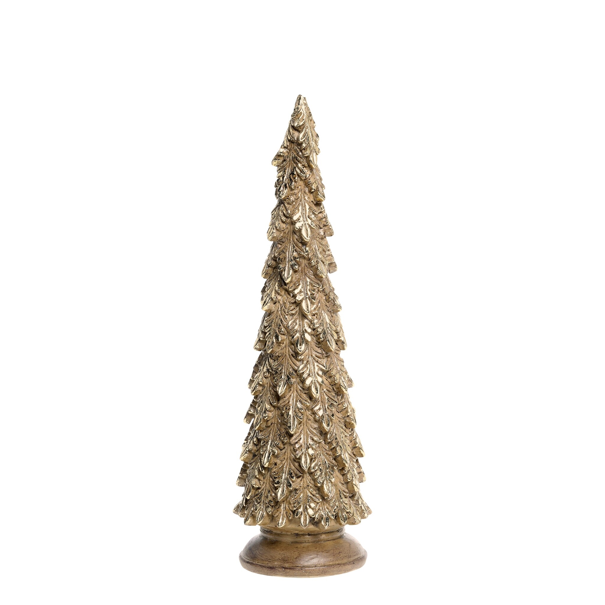 Deko Weihnachtsbaum messingfarbig