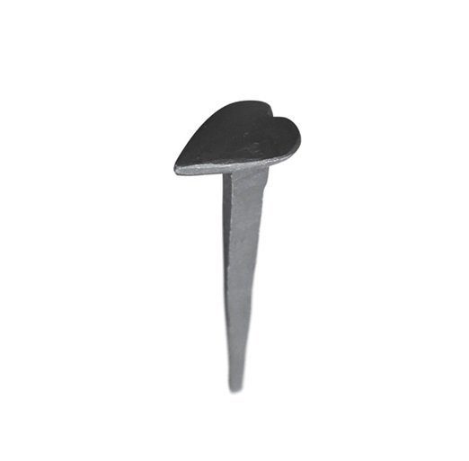 Chic Antique Eisen Nagel Herzform, antik kohle L4/D1,5 cm