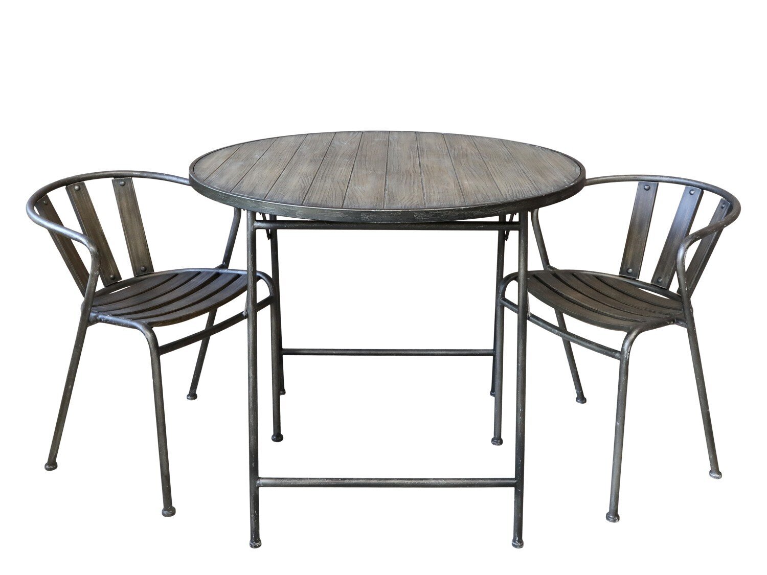 Factory Bistrotisch Set mit Stühlen | Chic Antique