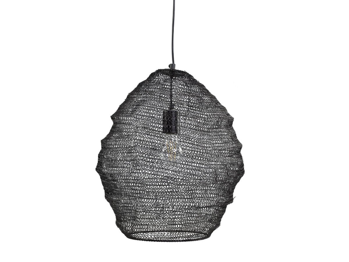 Chic Antique Fil de fer Hänge-Lampe, mokka 