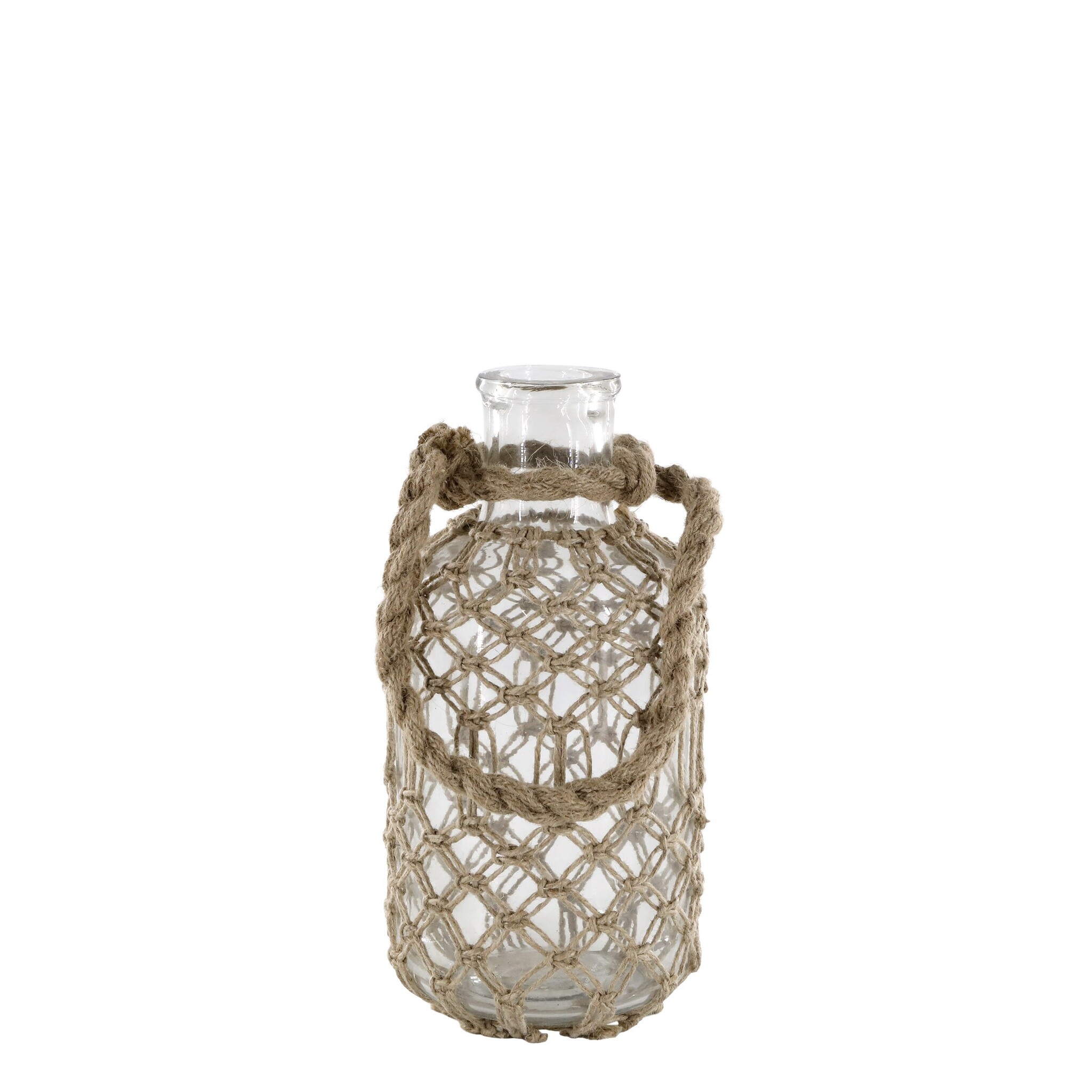 Flasche mit Geflecht und Henkel, natur Höhe 27, Ø 14 cm natur