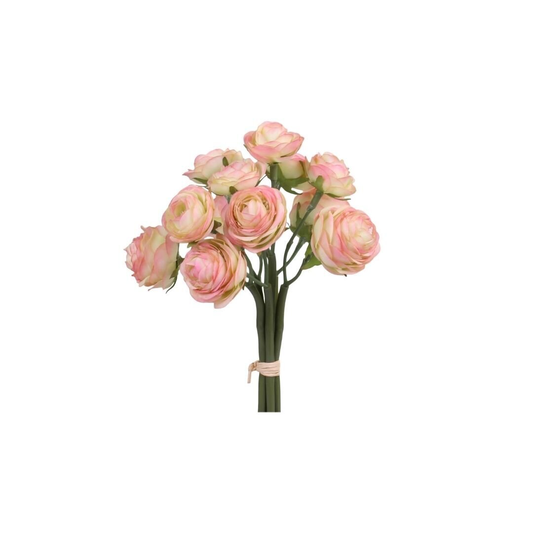 Fleur Kunstblumen Butterblumen Strauß, rosa 