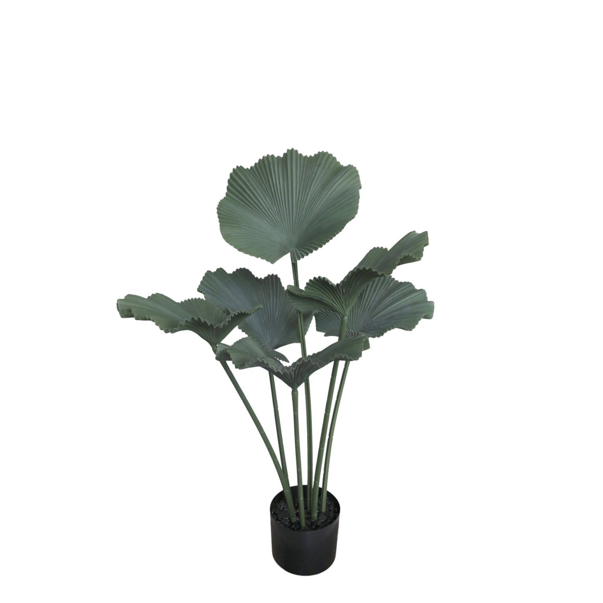 Fleur Strahlenpalme Kunstpflanze, grün 