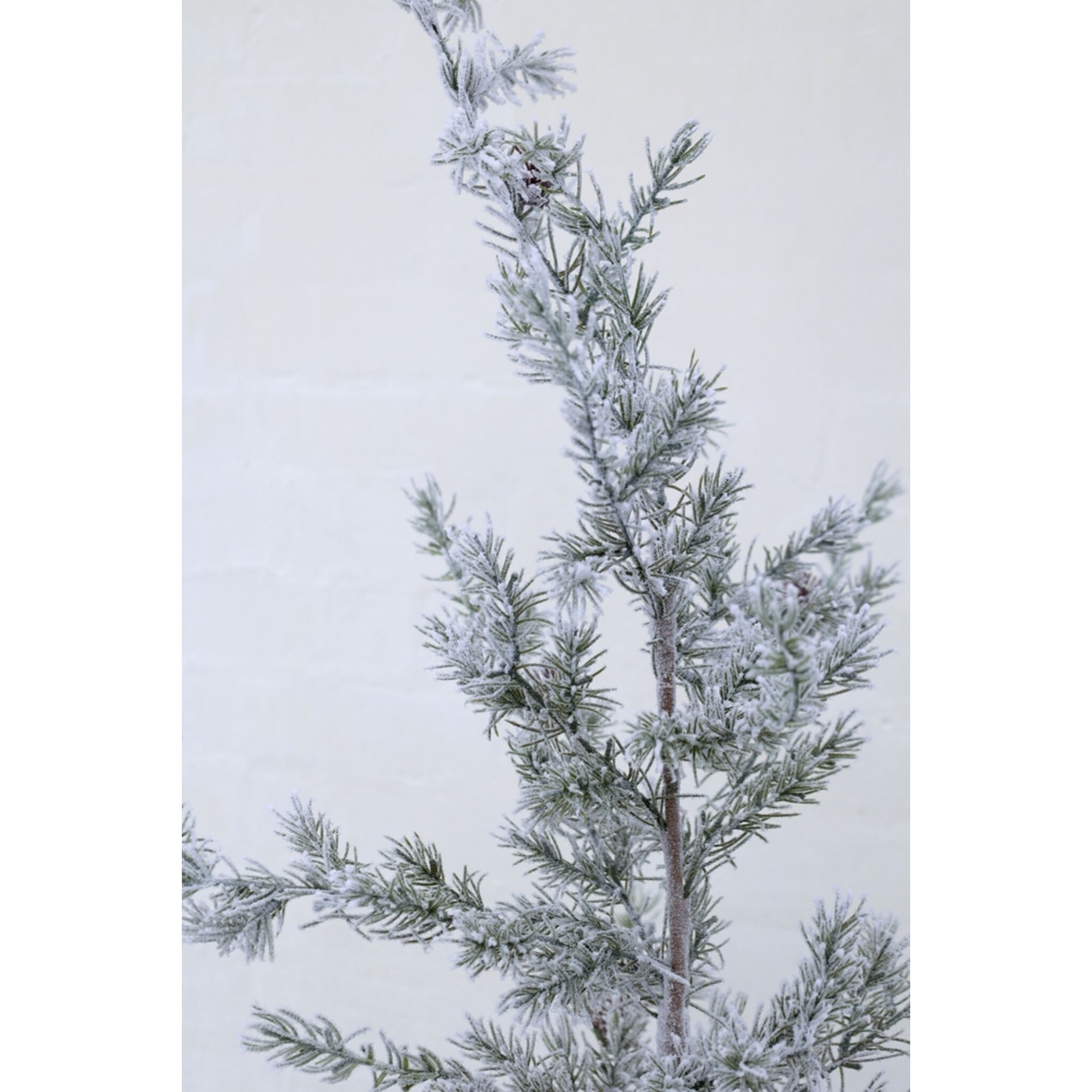 Künstlicher Tannenbaum Fleur mit Zapfen & Schnee, grün H 120 cm x Ø 55 cm