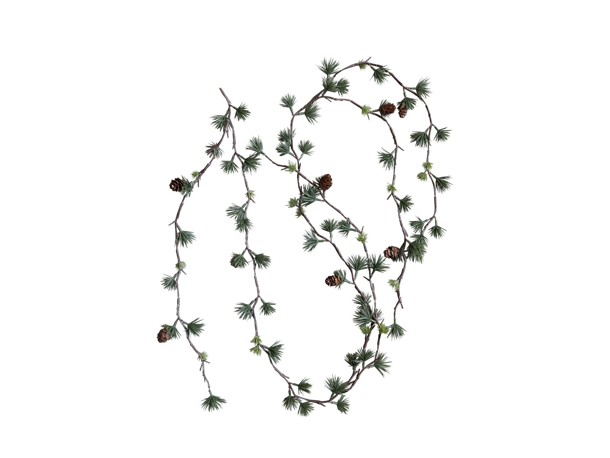 Fleur Zedernbaumranke mit Zapfen, grün 