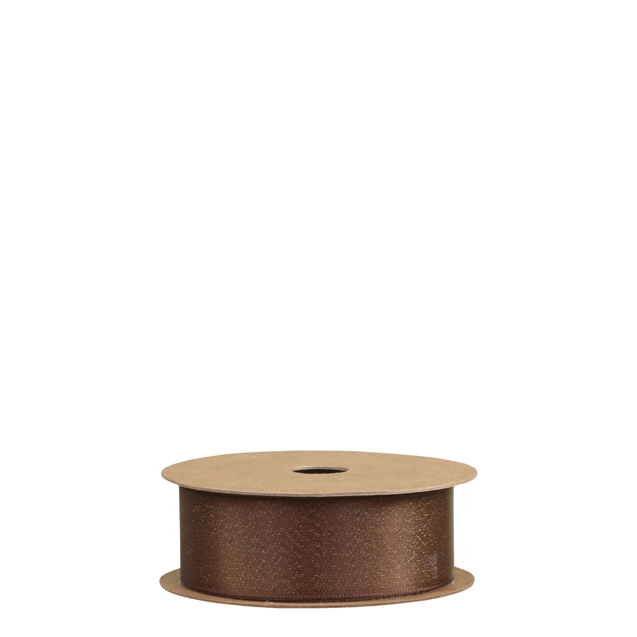 Geschenkband mit Glitzer, chocolate 