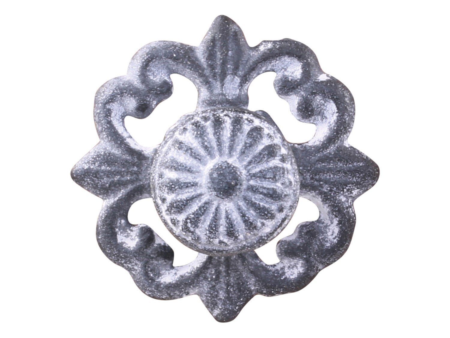 Griff Ornament, antik grau 