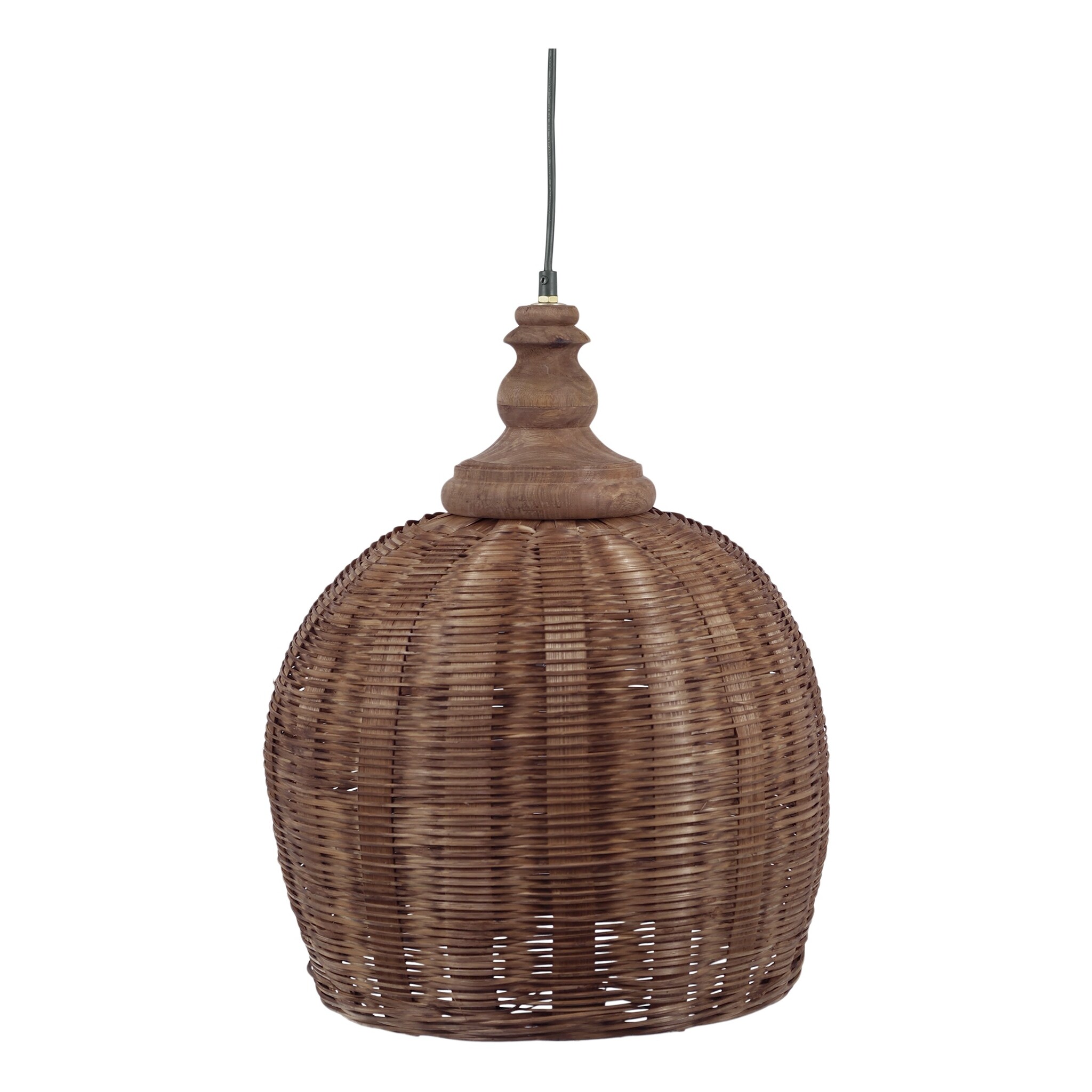 Chic Antique Rattan Hängelampe Ø 34 cm, natur 