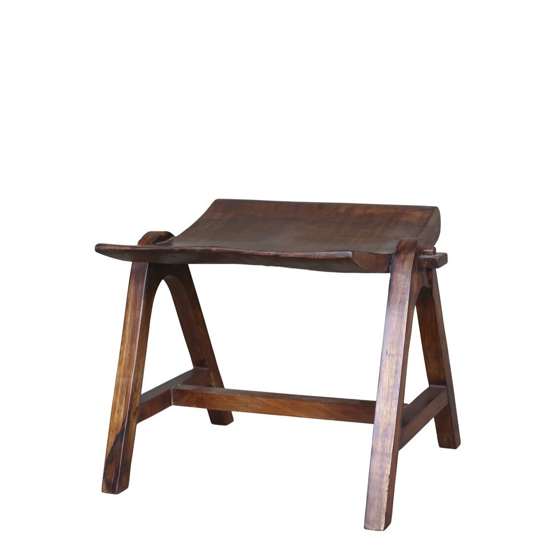 Hocker aus Mangoholz, natur 